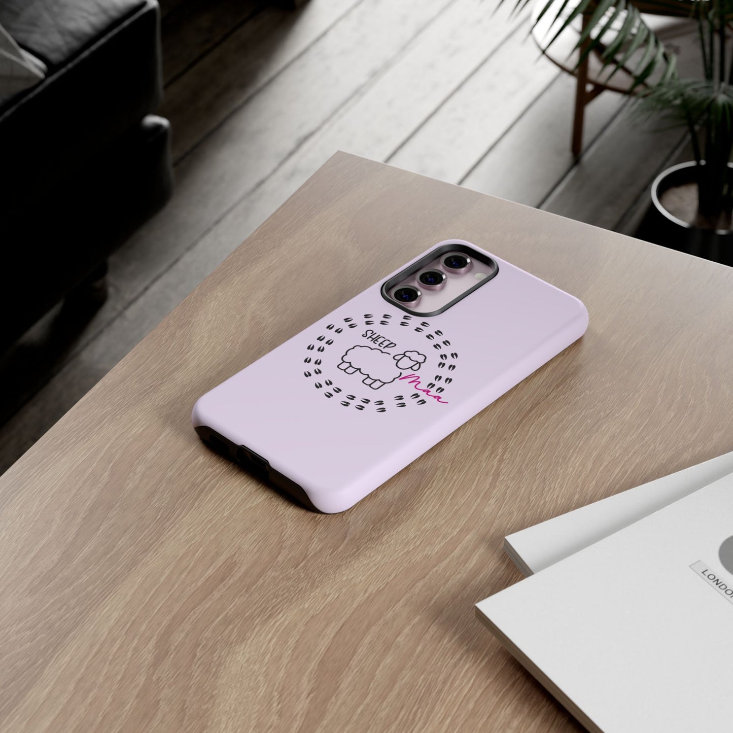 Sheep Maaa Tough Phone Case – Farm Life Protective Case for Female Farmers & Sheep Lovers