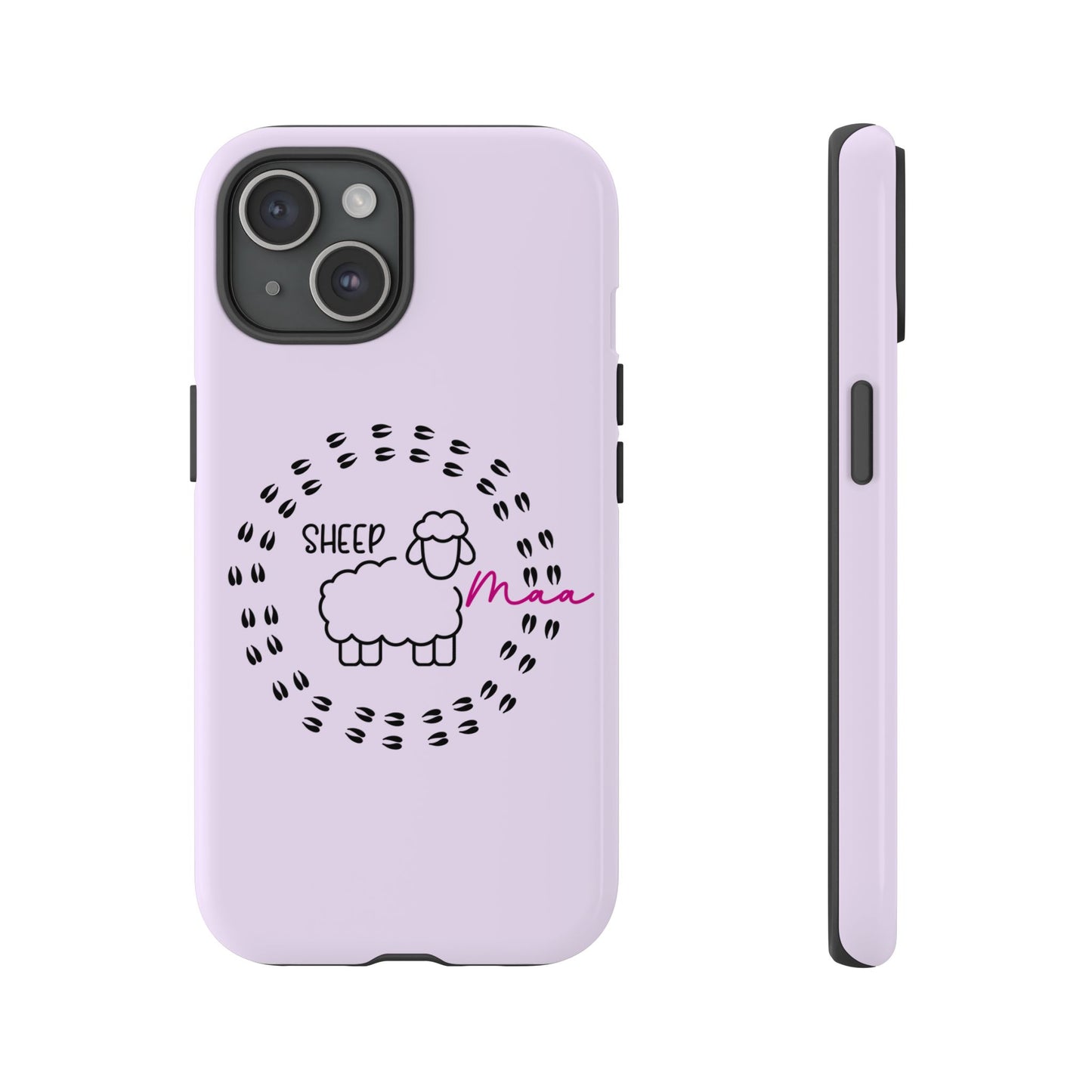 Sheep Maaa Tough Phone Case – Farm Life Protective Case for Female Farmers & Sheep Lovers