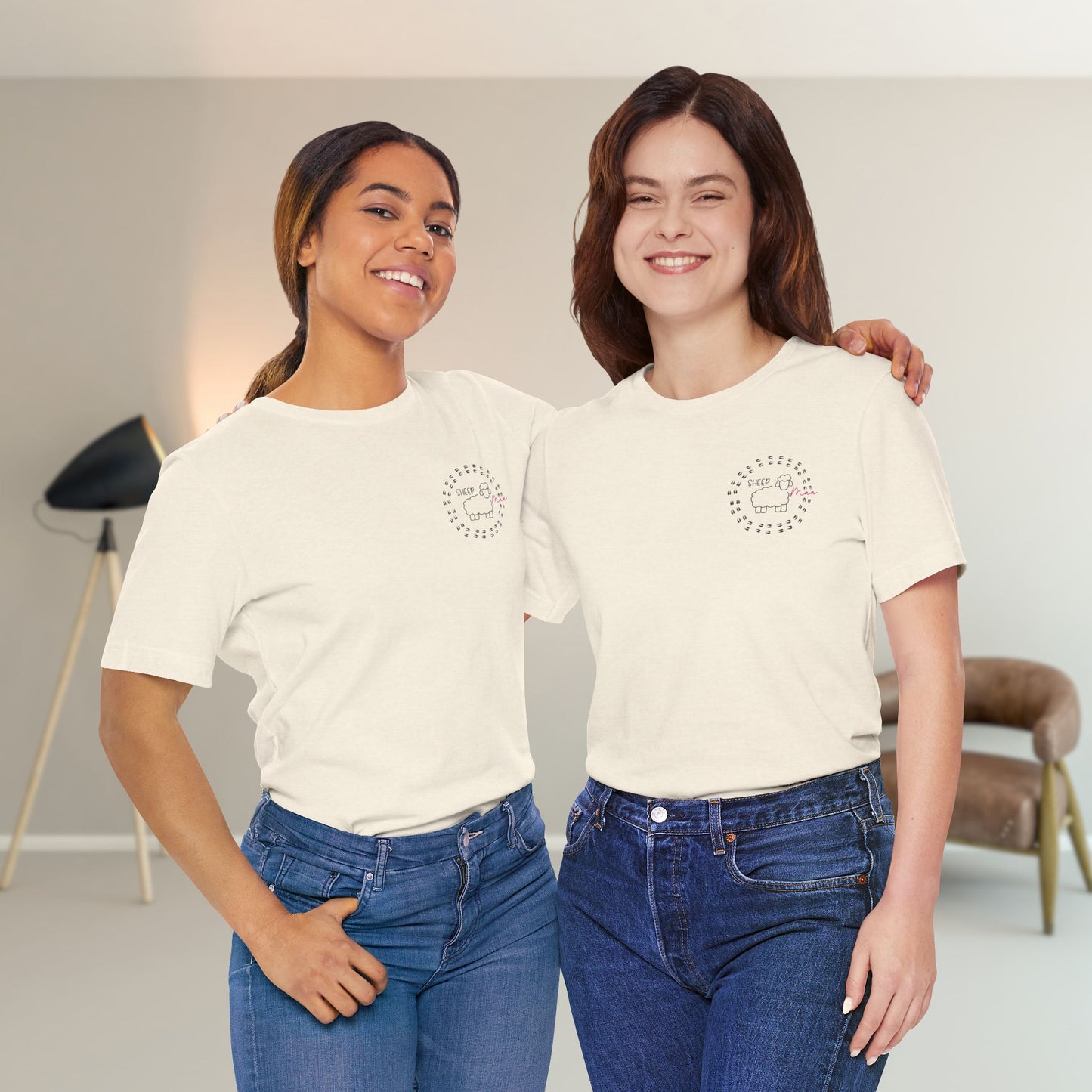Sheep Maaa T-Shirt – Cute Farm Tee for Women, Shepherdess & Sheep Lovers