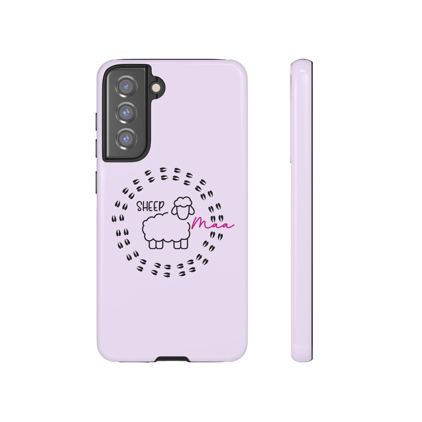Sheep Maaa Tough Phone Case – Farm Life Protective Case for Female Farmers & Sheep Lovers