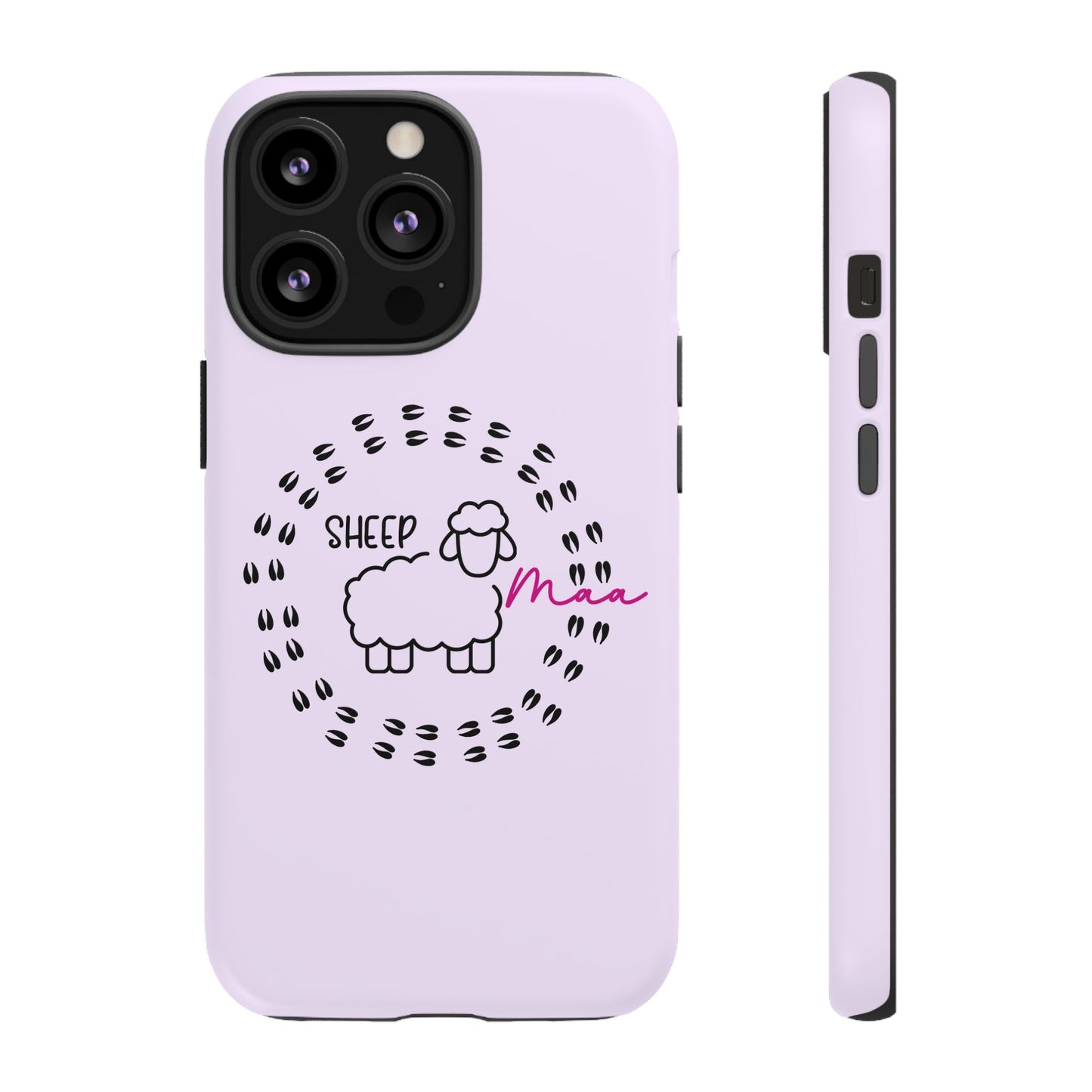 Sheep Maaa Tough Phone Case – Farm Life Protective Case for Female Farmers & Sheep Lovers