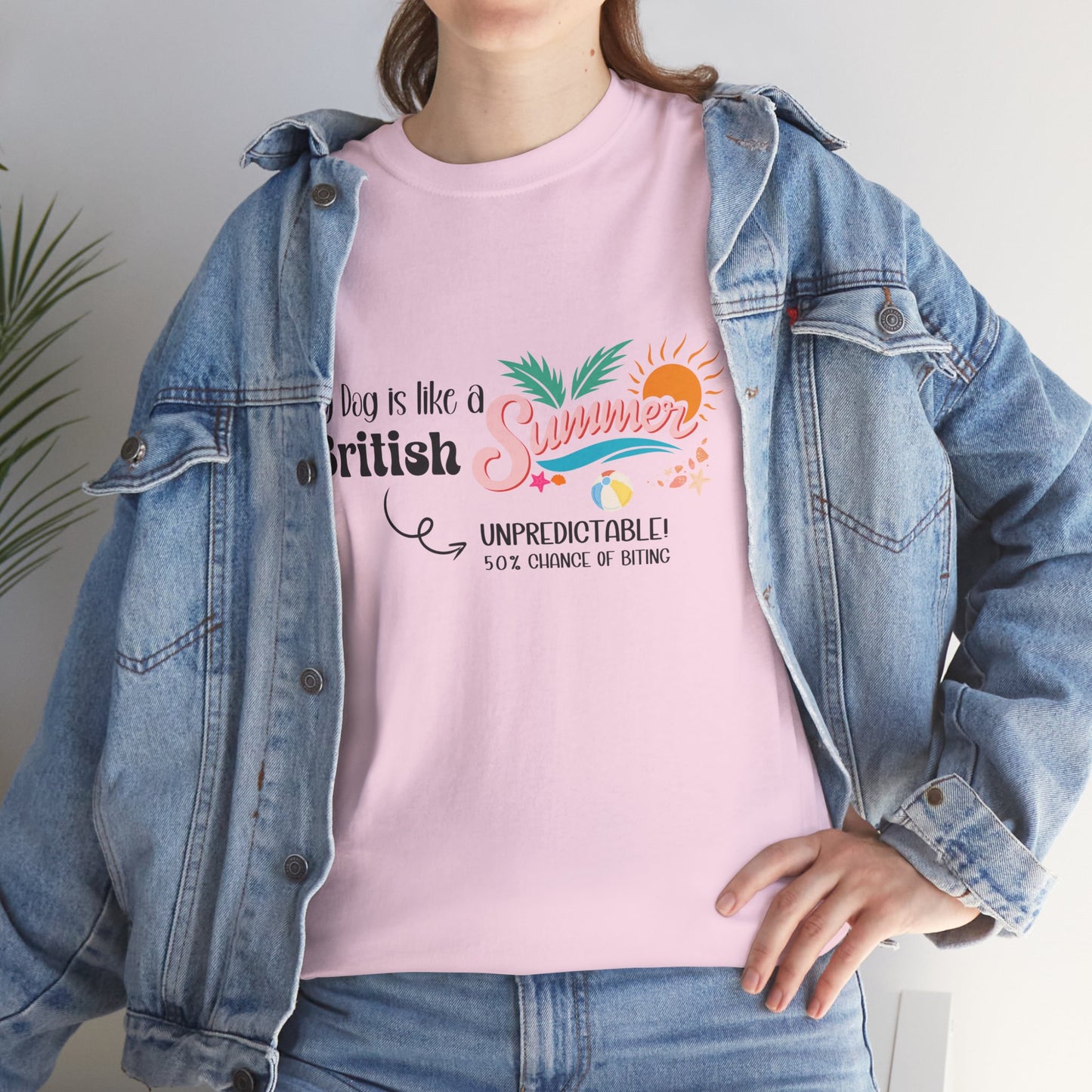 Funny Dog Owner Summer Shirt – 50% Unpredictable Dog T-Shirt