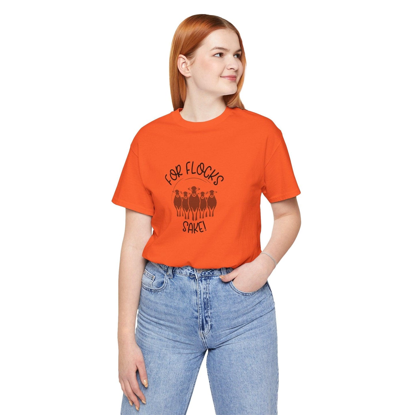 For Flocks Sake Tee - Funny Animal T-Shirt, Unisex