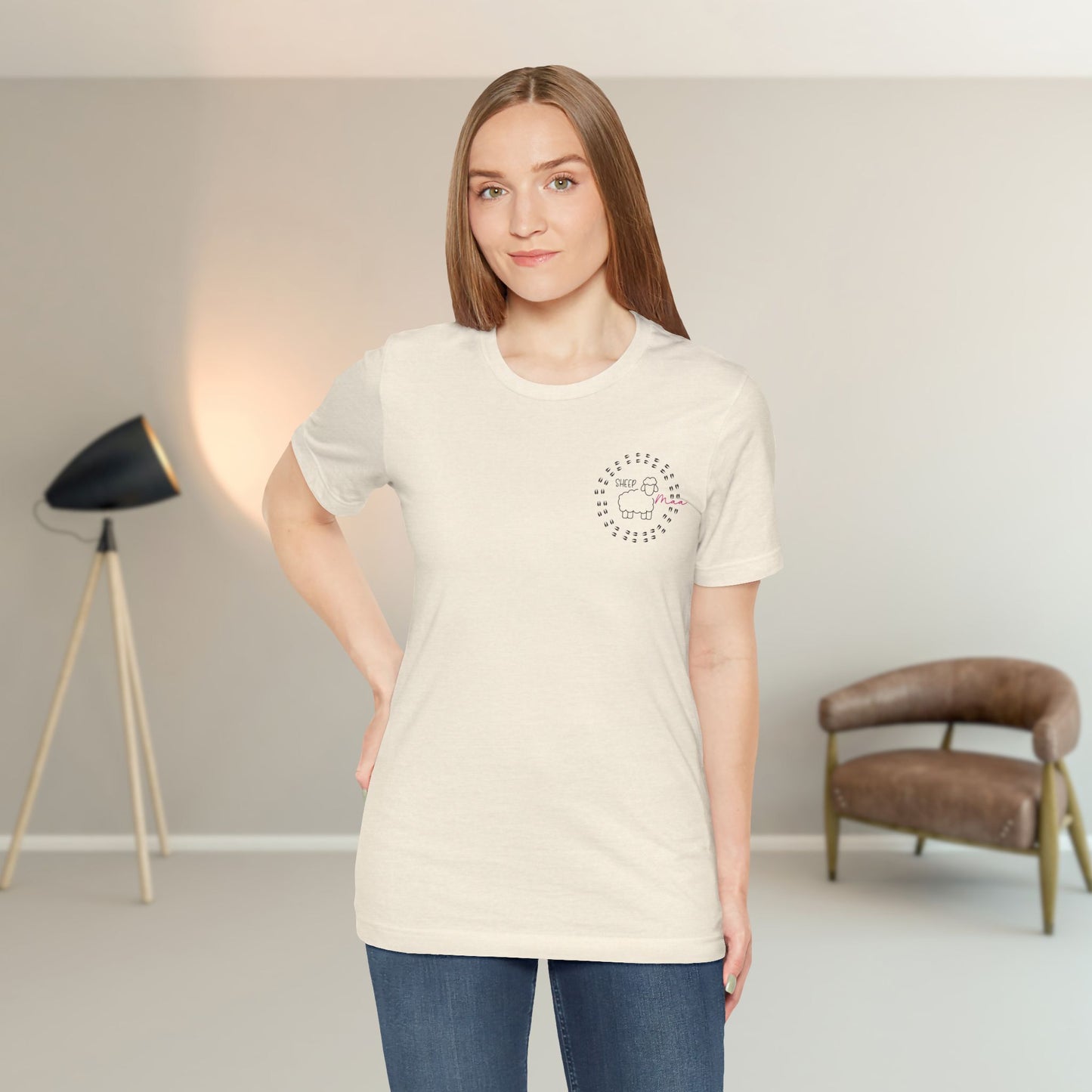 Sheep Maaa T-Shirt – Cute Farm Tee for Women, Shepherdess & Sheep Lovers