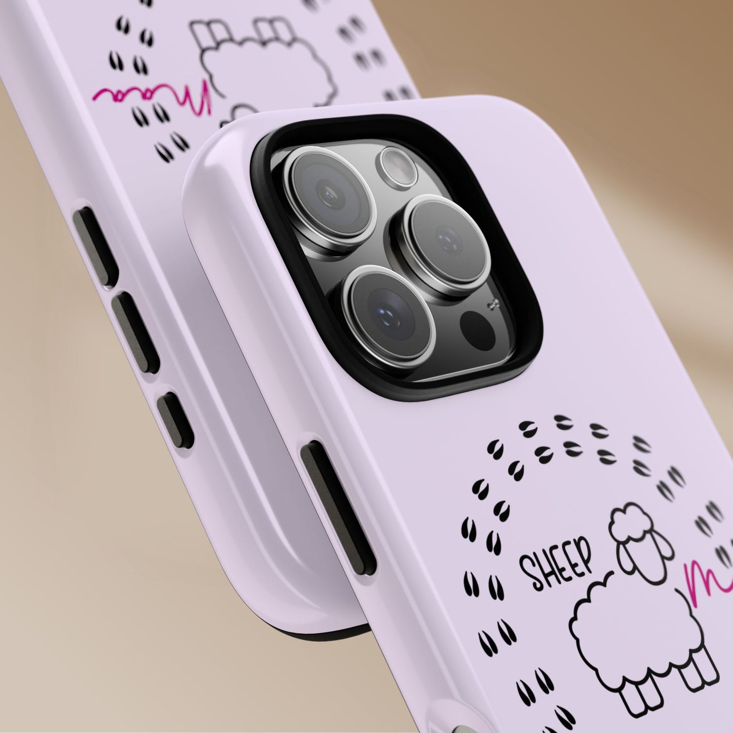 Sheep Maaa Tough Phone Case – Farm Life Protective Case for Female Farmers & Sheep Lovers