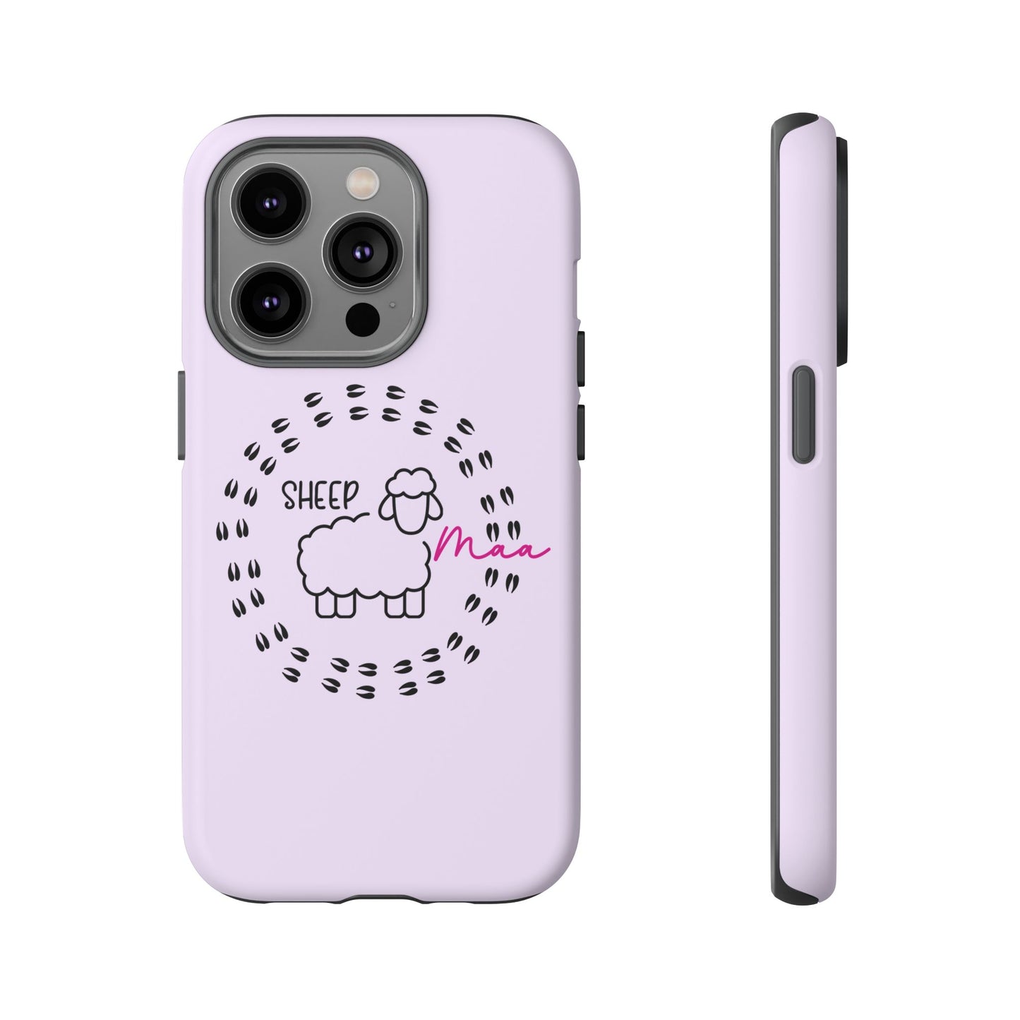 Sheep Maaa Tough Phone Case – Farm Life Protective Case for Female Farmers & Sheep Lovers