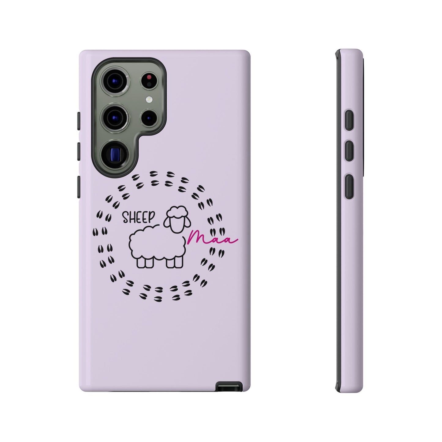 Sheep Maaa Tough Phone Case – Farm Life Protective Case for Female Farmers & Sheep Lovers