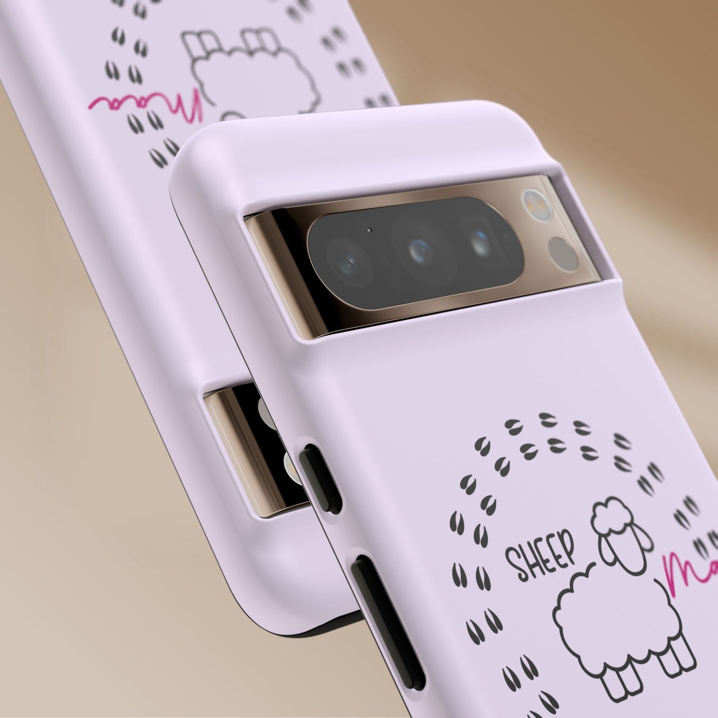 Sheep Maaa Tough Phone Case – Farm Life Protective Case for Female Farmers & Sheep Lovers