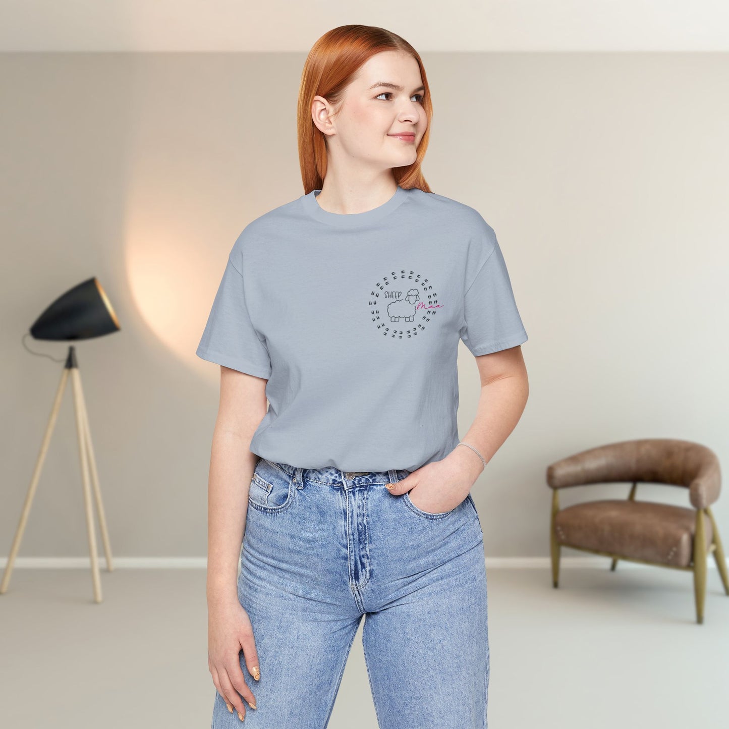 Sheep Maaa T-Shirt – Cute Farm Tee for Women, Shepherdess & Sheep Lovers