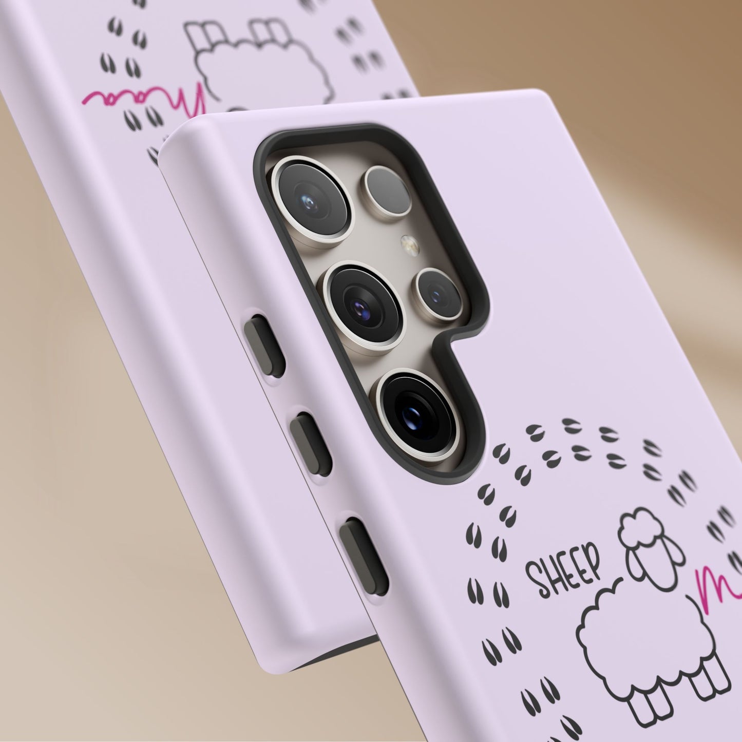 Sheep Maaa Tough Phone Case – Farm Life Protective Case for Female Farmers & Sheep Lovers