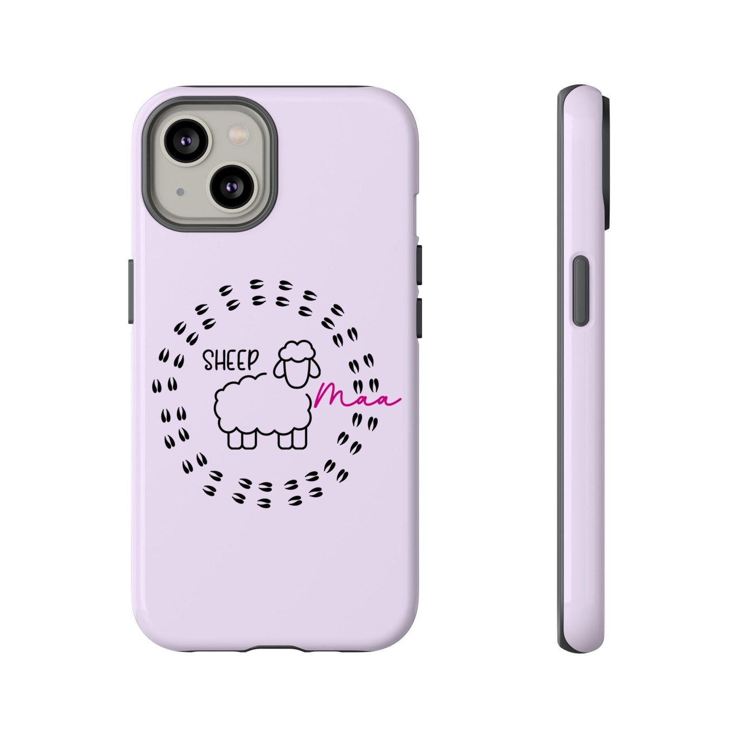 Sheep Maaa Tough Phone Case – Farm Life Protective Case for Female Farmers & Sheep Lovers
