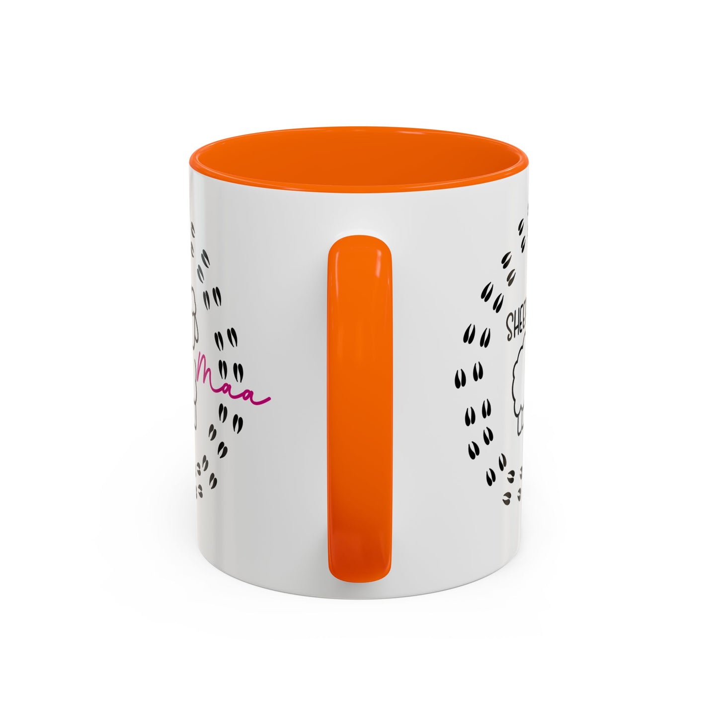 Sheep Maaa Mug – Farm Life, for Women, Shepherdesses & Sheep Lovers, Colour Rim