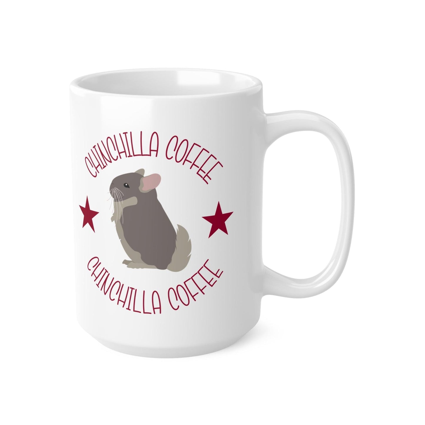 Chinchilla Coffee 'star' Mug - 11oz, 15oz - Chinchilla Mug, Chinchilla Gift
