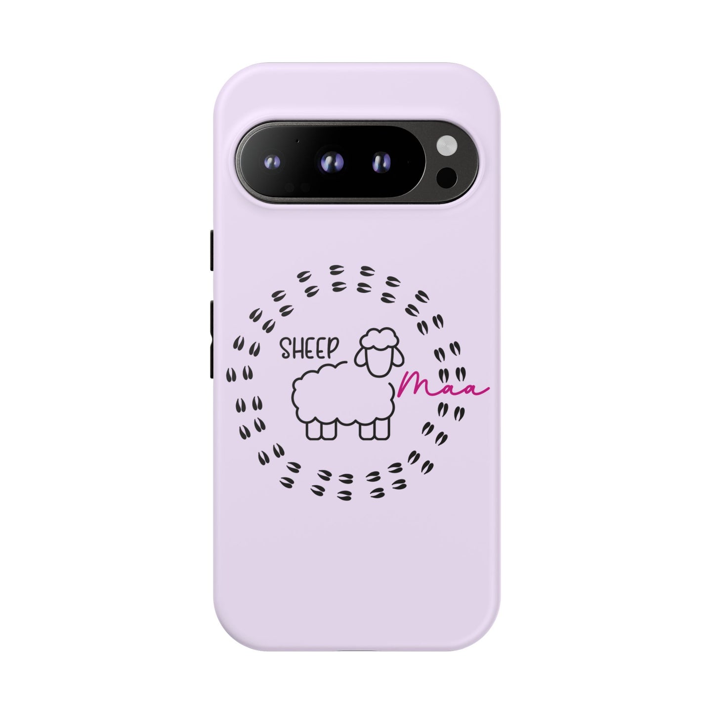 Sheep Maaa Tough Phone Case – Farm Life Protective Case for Female Farmers & Sheep Lovers