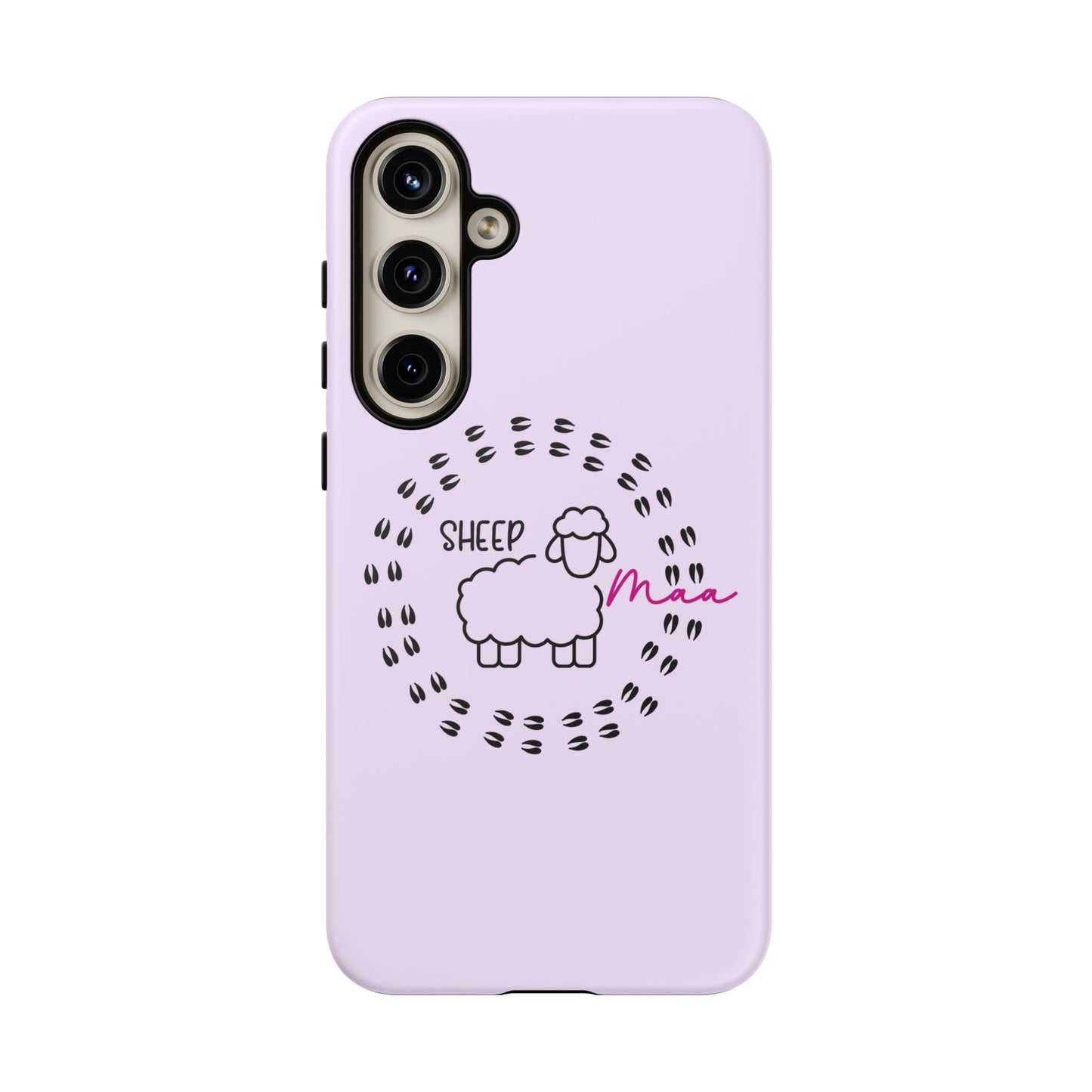 Sheep Maaa Tough Phone Case – Farm Life Protective Case for Female Farmers & Sheep Lovers