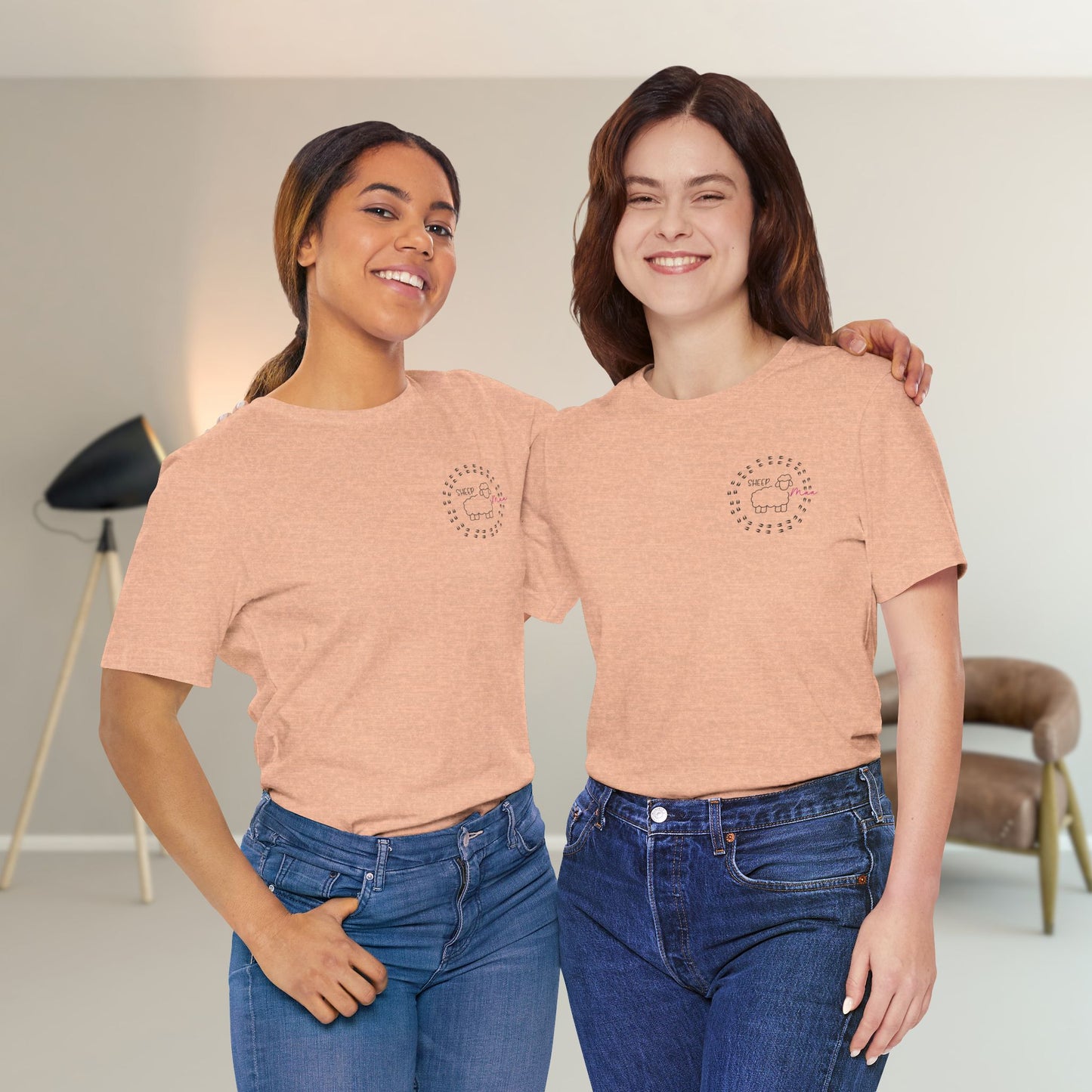 Sheep Maaa T-Shirt – Cute Farm Tee for Women, Shepherdess & Sheep Lovers