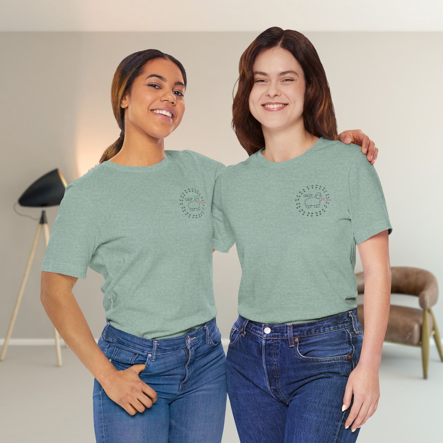 Sheep Maaa T-Shirt – Cute Farm Tee for Women, Shepherdess & Sheep Lovers