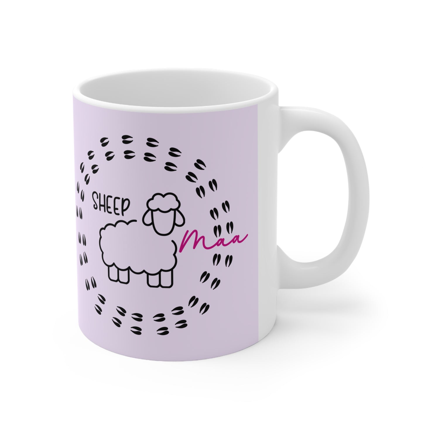 Sheep Maaa Mug – Cute Farm Life Coffee Cup for Women, Shepherdesses & Sheep Lovers