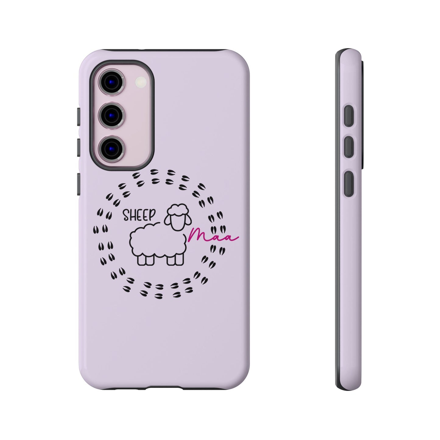 Sheep Maaa Tough Phone Case – Farm Life Protective Case for Female Farmers & Sheep Lovers