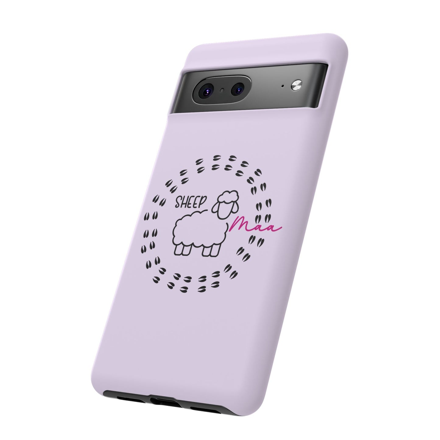 Sheep Maaa Tough Phone Case – Farm Life Protective Case for Female Farmers & Sheep Lovers