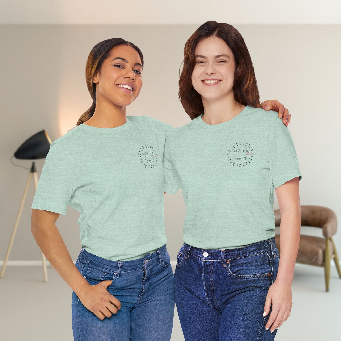 Sheep Maaa T-Shirt – Cute Farm Tee for Women, Shepherdess & Sheep Lovers