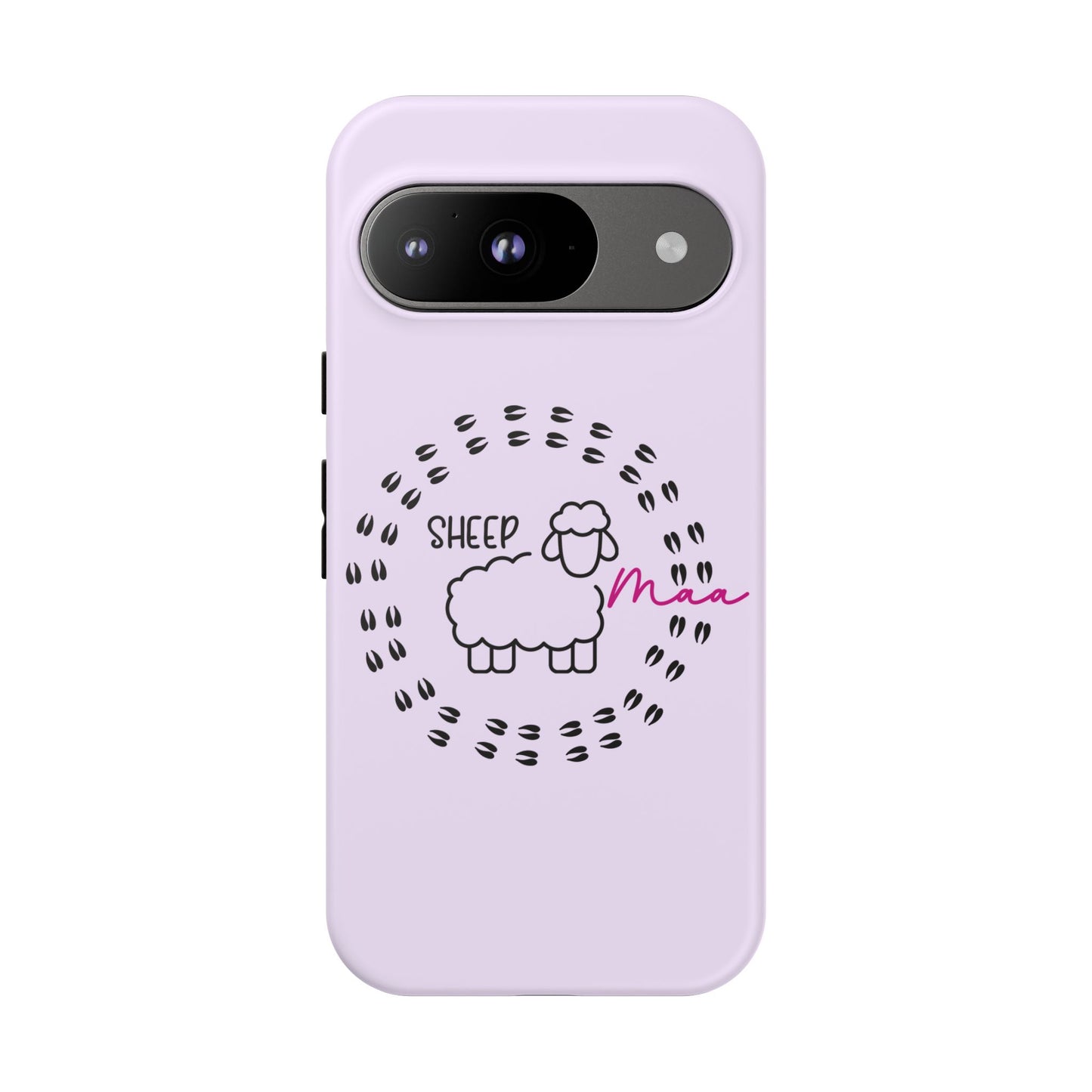 Sheep Maaa Tough Phone Case – Farm Life Protective Case for Female Farmers & Sheep Lovers