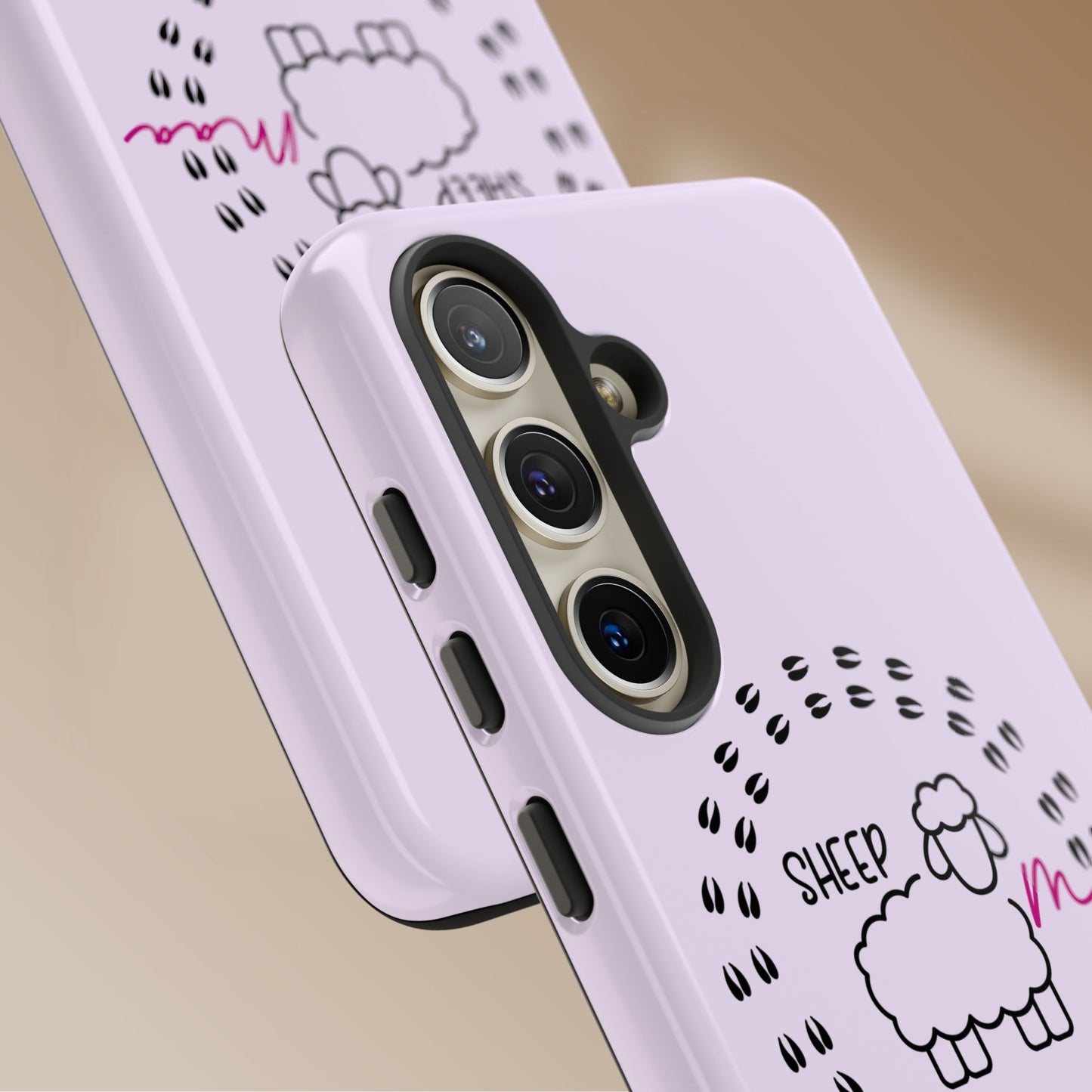 Sheep Maaa Tough Phone Case – Farm Life Protective Case for Female Farmers & Sheep Lovers