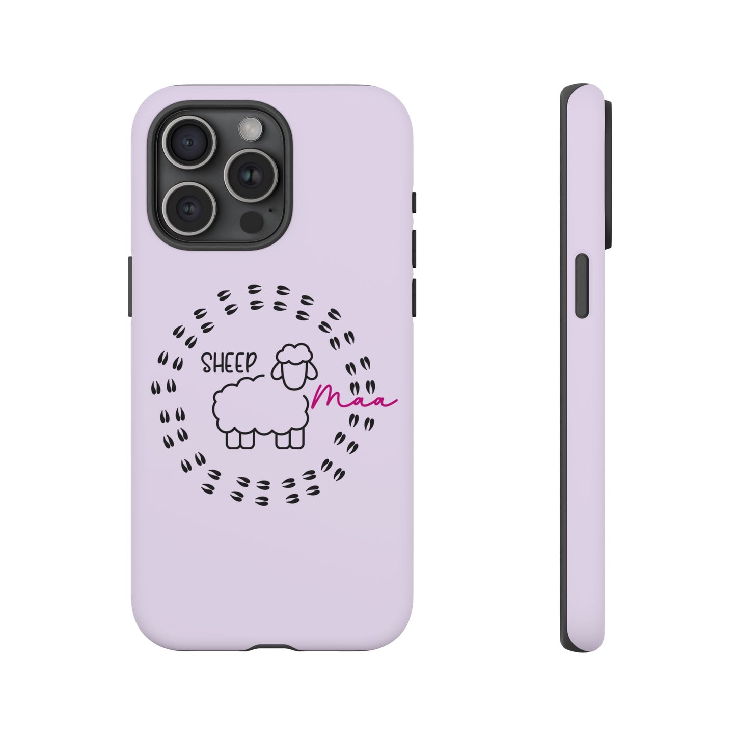 Sheep Maaa Tough Phone Case – Farm Life Protective Case for Female Farmers & Sheep Lovers