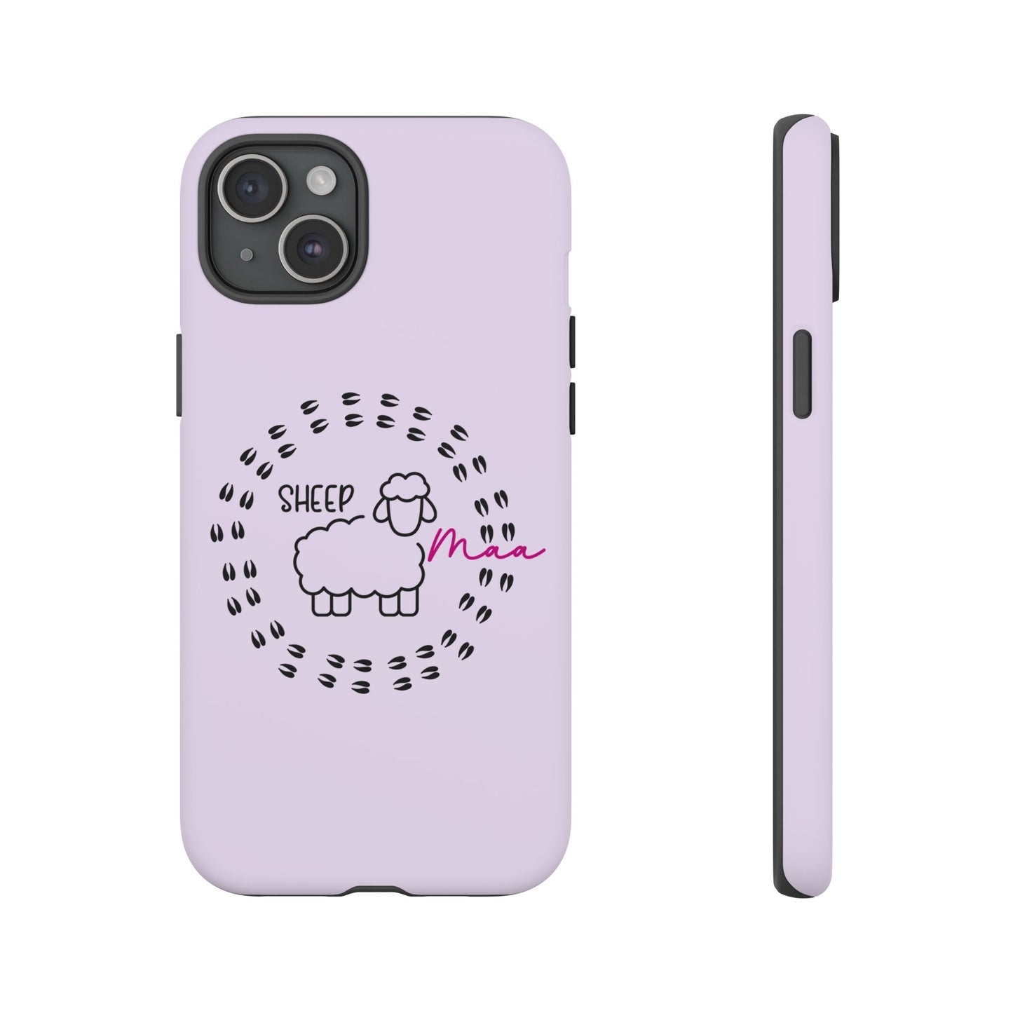 Sheep Maaa Tough Phone Case – Farm Life Protective Case for Female Farmers & Sheep Lovers