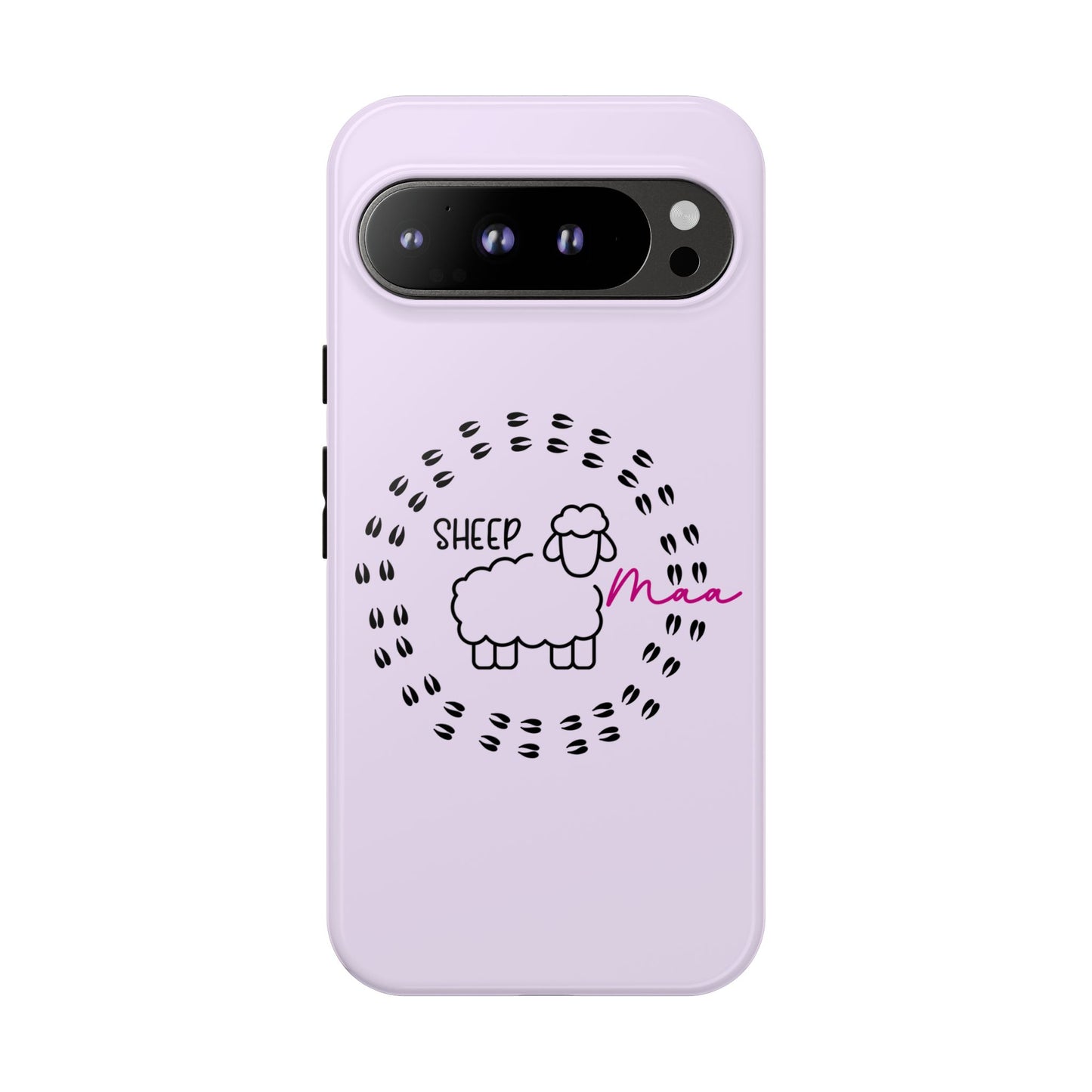 Sheep Maaa Tough Phone Case – Farm Life Protective Case for Female Farmers & Sheep Lovers
