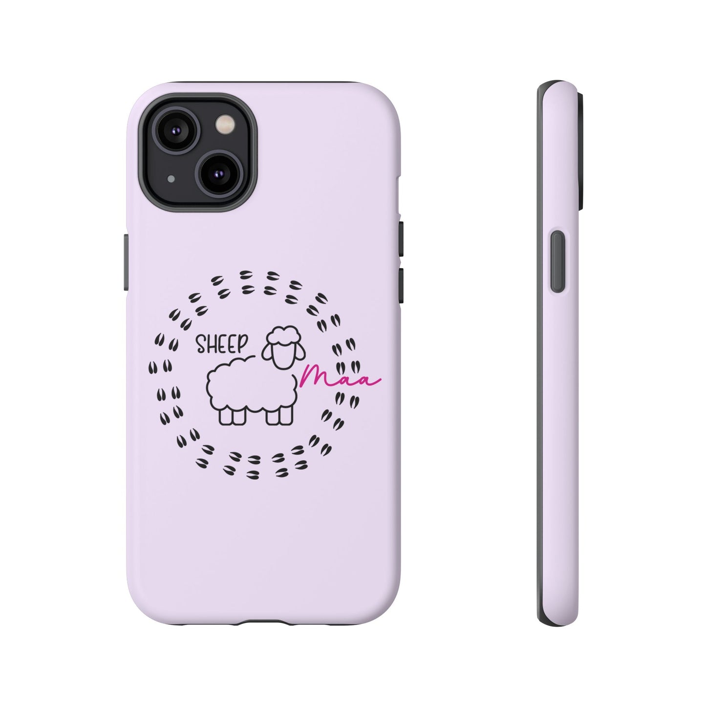 Sheep Maaa Tough Phone Case – Farm Life Protective Case for Female Farmers & Sheep Lovers