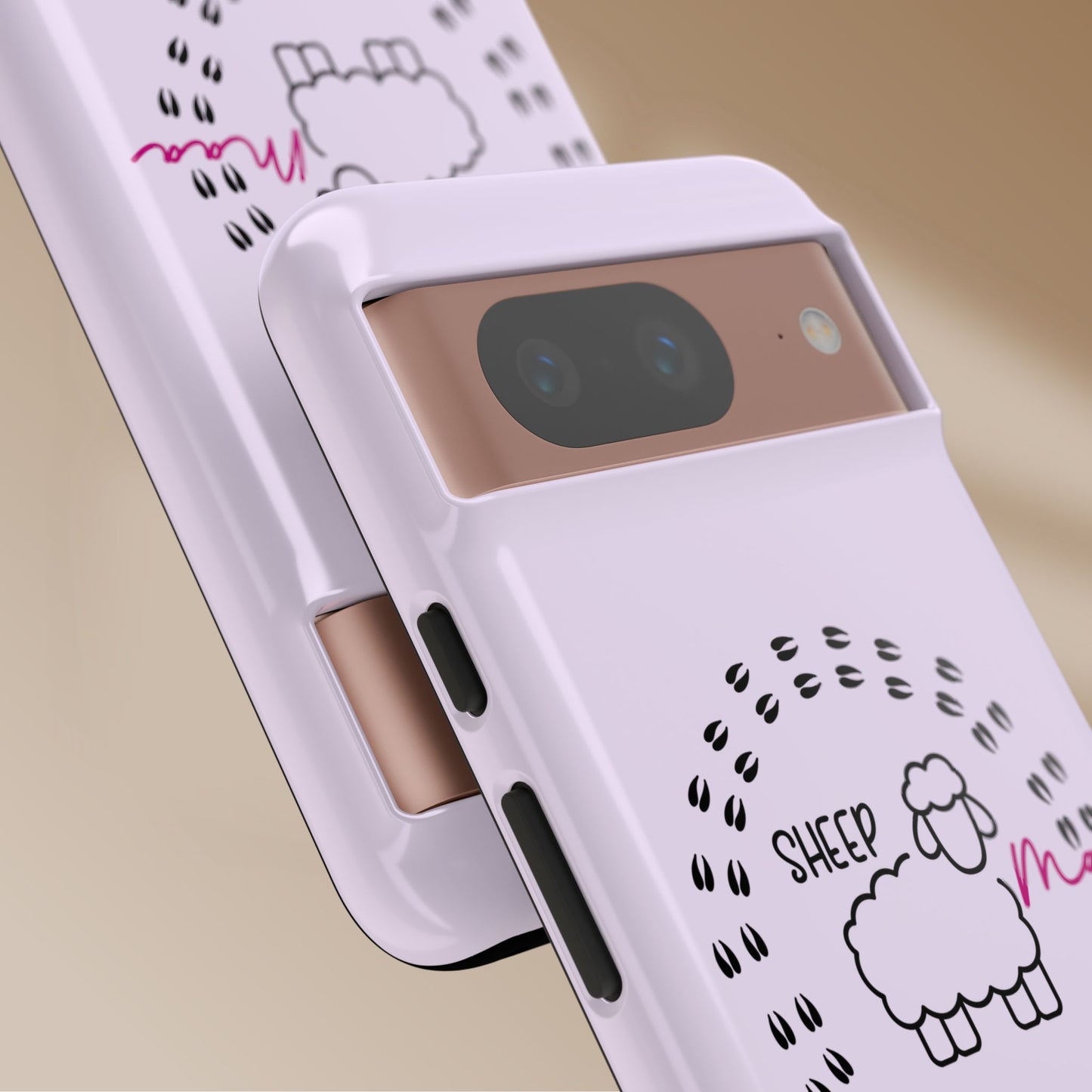 Sheep Maaa Tough Phone Case – Farm Life Protective Case for Female Farmers & Sheep Lovers