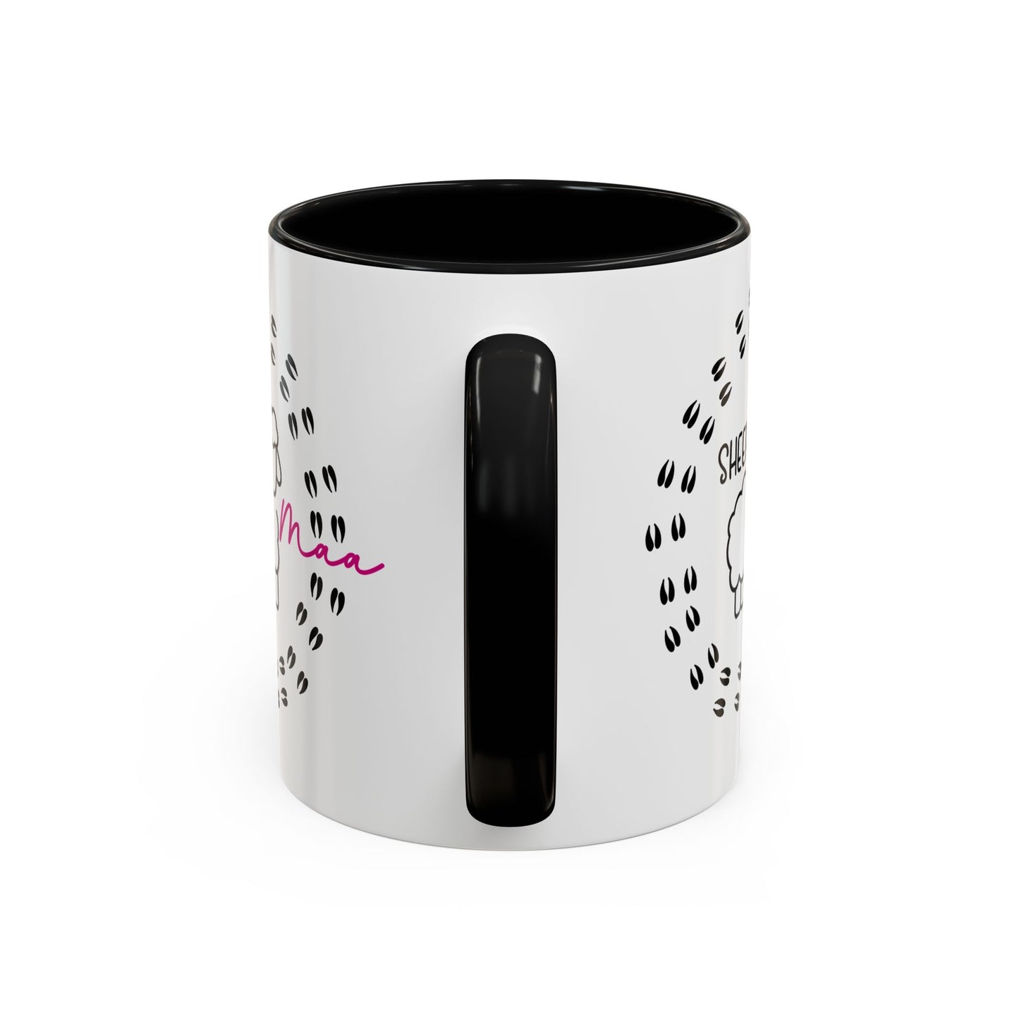 Sheep Maaa Mug – Farm Life, for Women, Shepherdesses & Sheep Lovers, Colour Rim