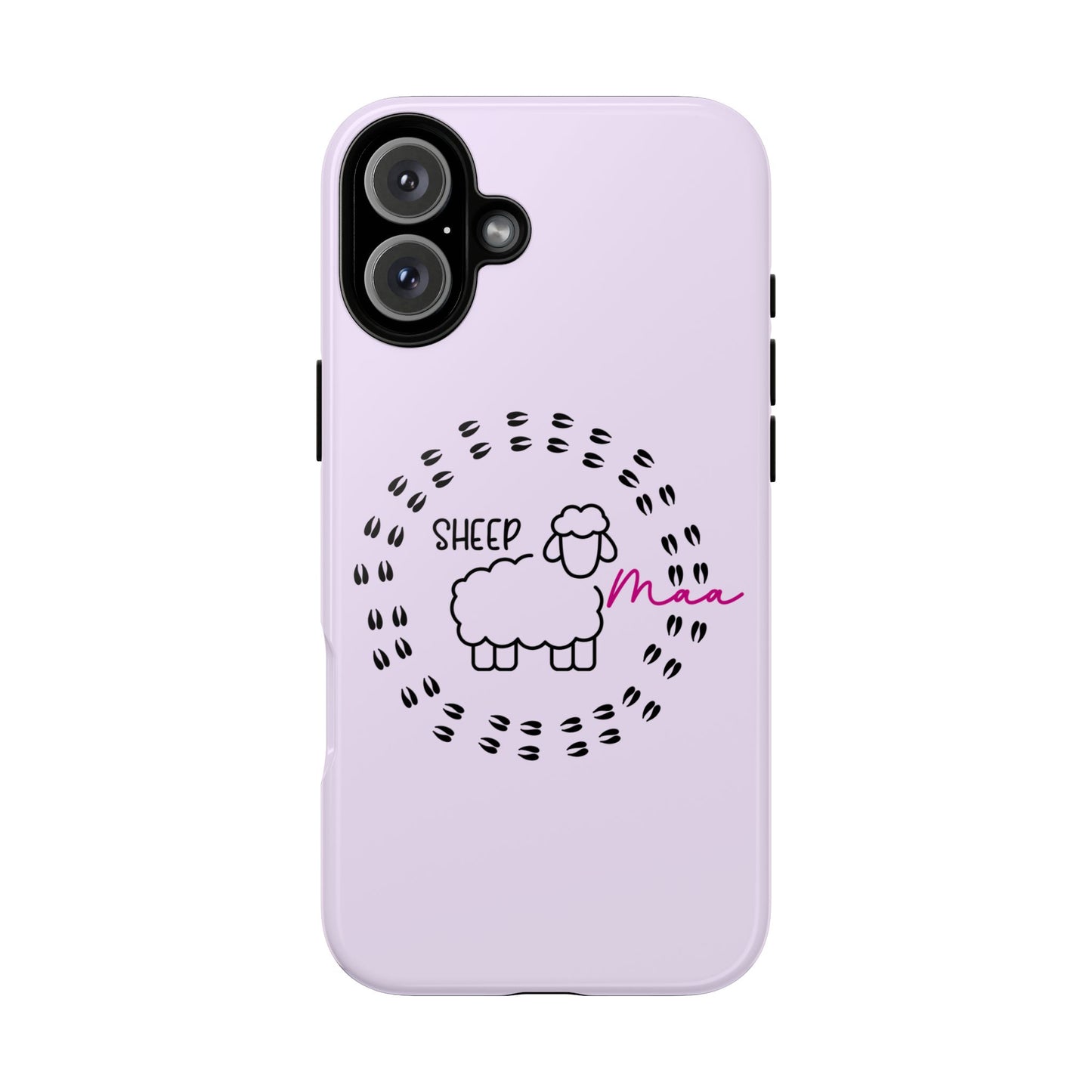 Sheep Maaa Tough Phone Case – Farm Life Protective Case for Female Farmers & Sheep Lovers