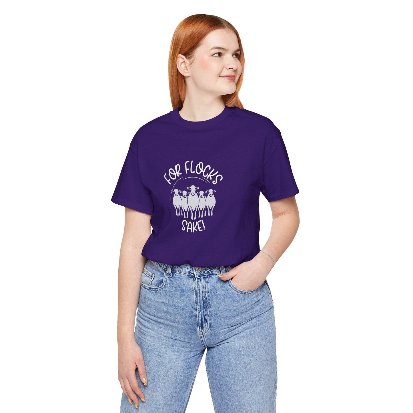 For Flocks Sake Tee - Funny Animal T-Shirt, Unisex