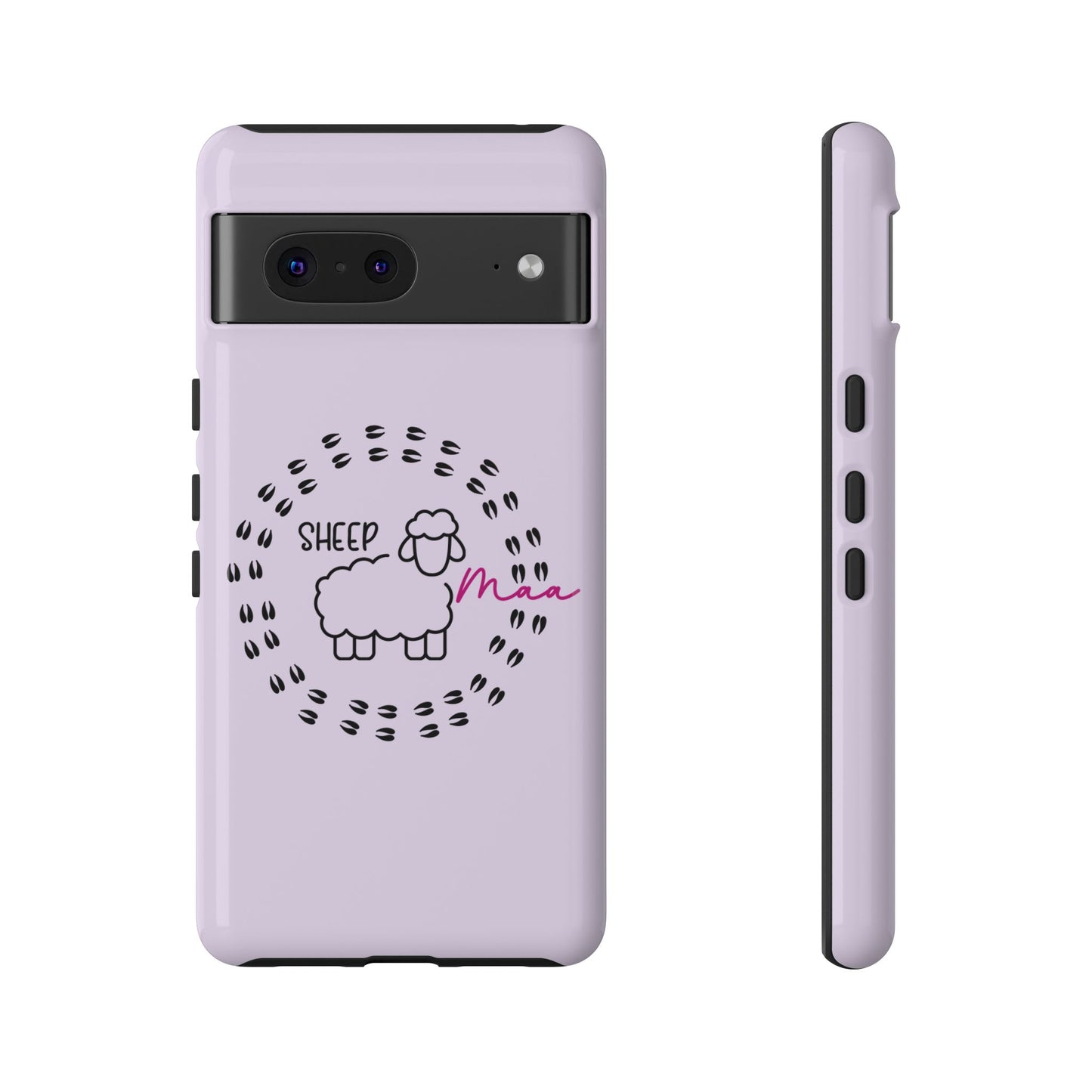 Sheep Maaa Tough Phone Case – Farm Life Protective Case for Female Farmers & Sheep Lovers