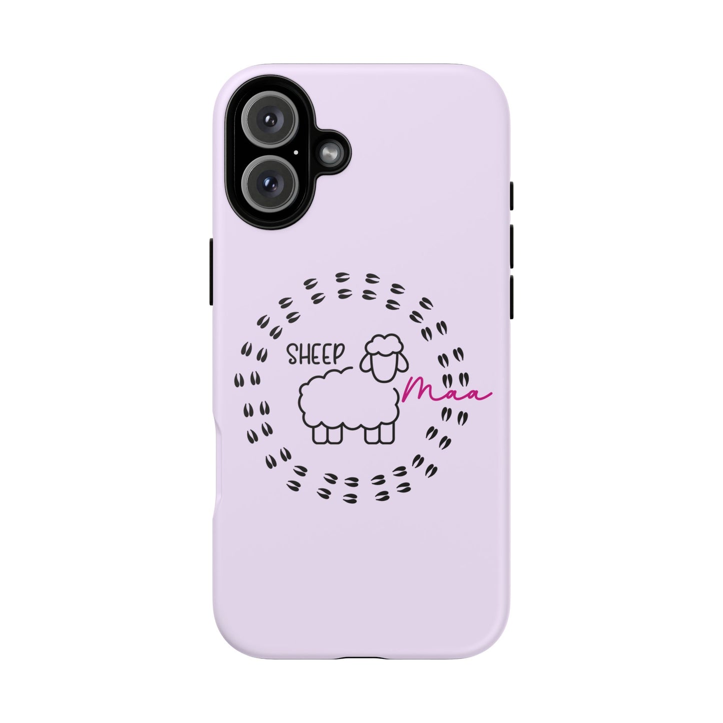 Sheep Maaa Tough Phone Case – Farm Life Protective Case for Female Farmers & Sheep Lovers