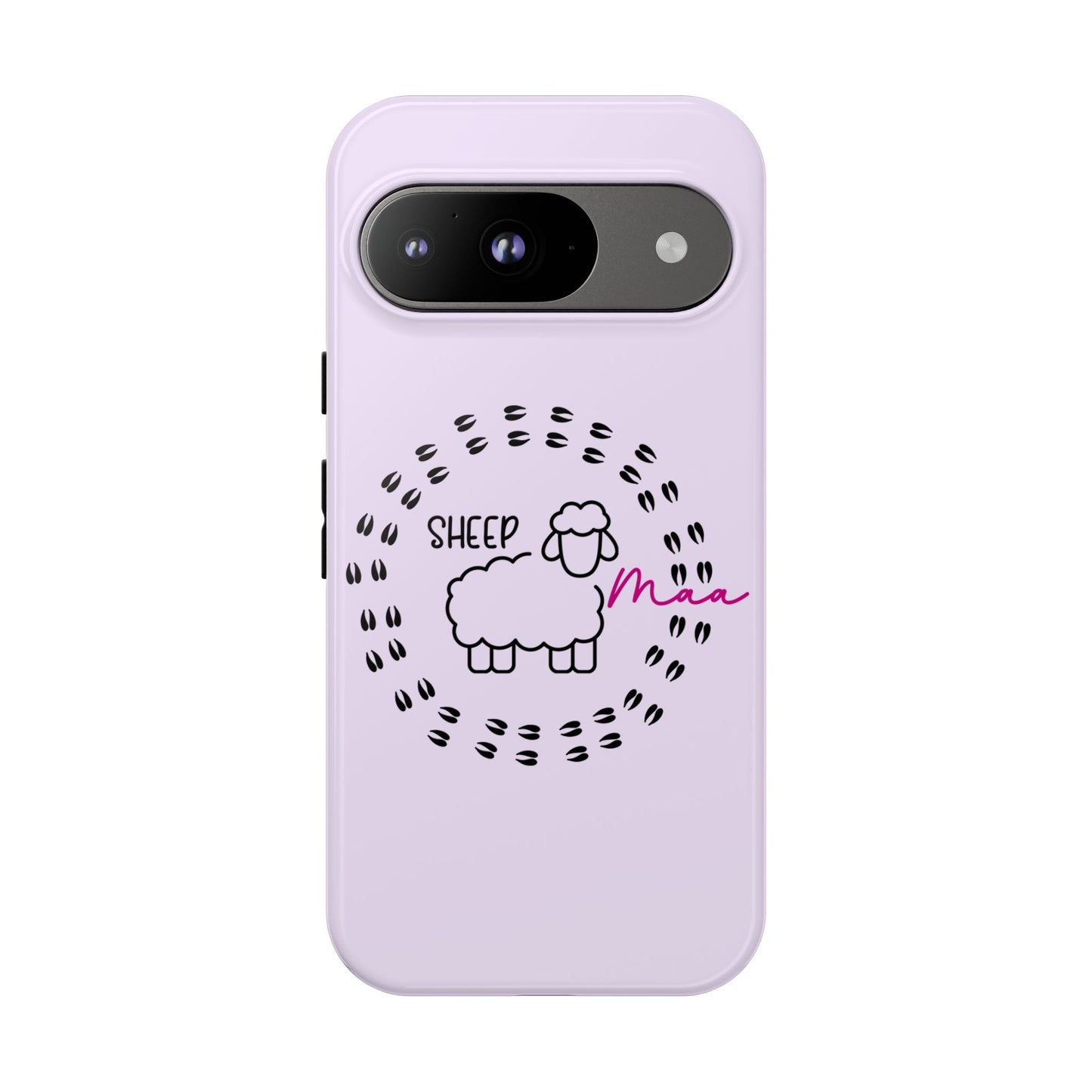 Sheep Maaa Tough Phone Case – Farm Life Protective Case for Female Farmers & Sheep Lovers