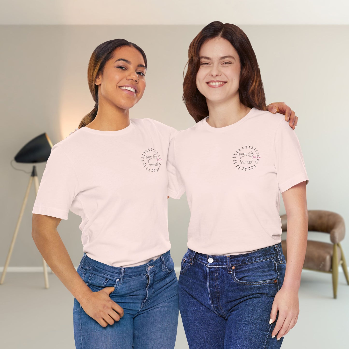 Sheep Maaa T-Shirt – Cute Farm Tee for Women, Shepherdess & Sheep Lovers