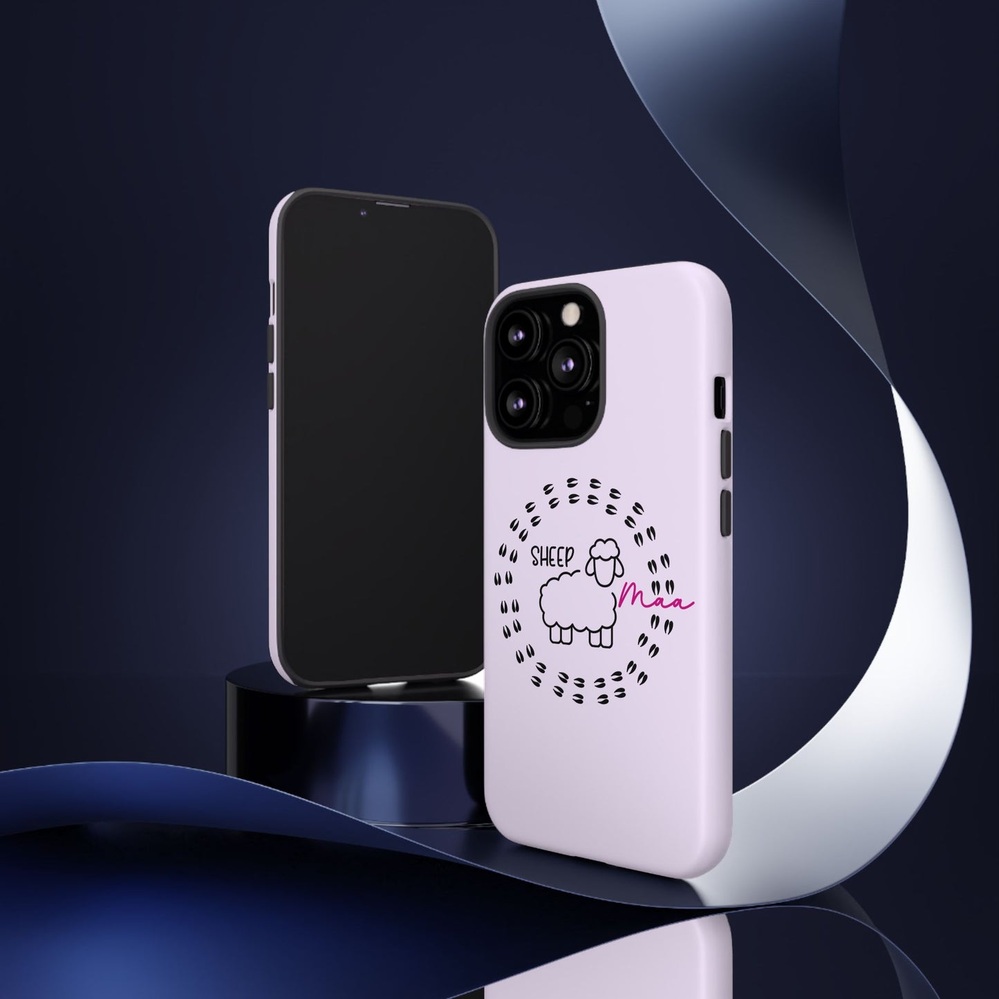 Sheep Maaa Tough Phone Case – Farm Life Protective Case for Female Farmers & Sheep Lovers