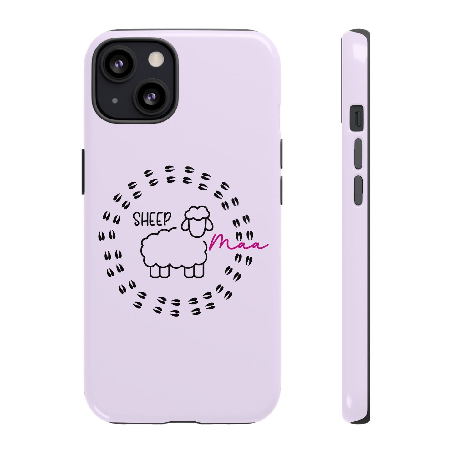 Sheep Maaa Tough Phone Case – Farm Life Protective Case for Female Farmers & Sheep Lovers