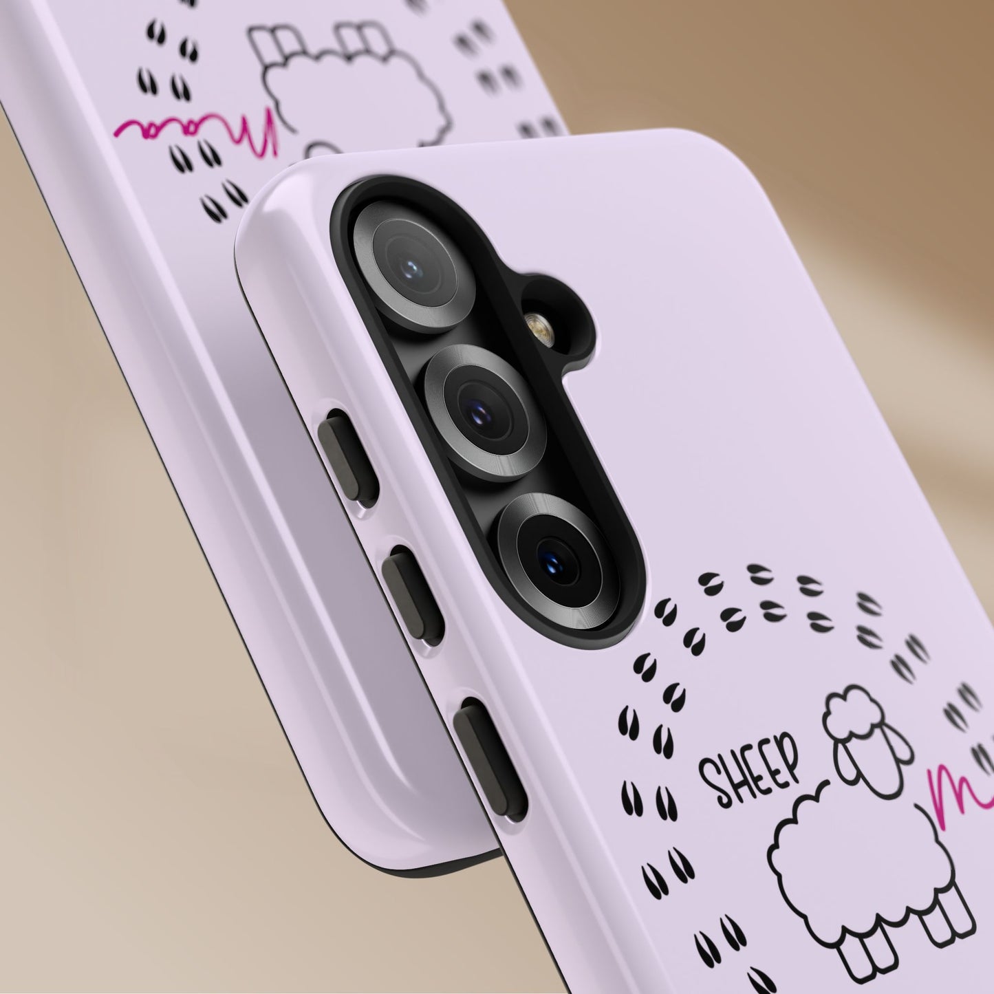 Sheep Maaa Tough Phone Case – Farm Life Protective Case for Female Farmers & Sheep Lovers