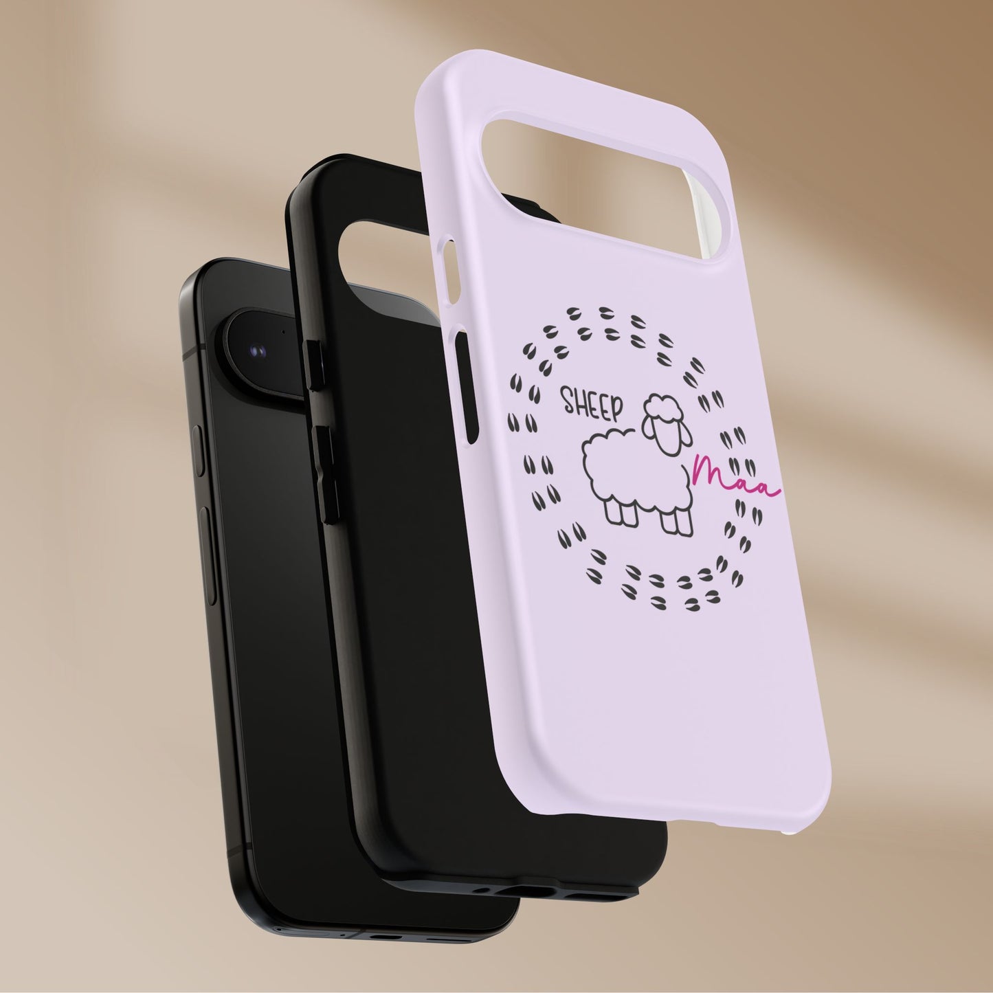 Sheep Maaa Tough Phone Case – Farm Life Protective Case for Female Farmers & Sheep Lovers