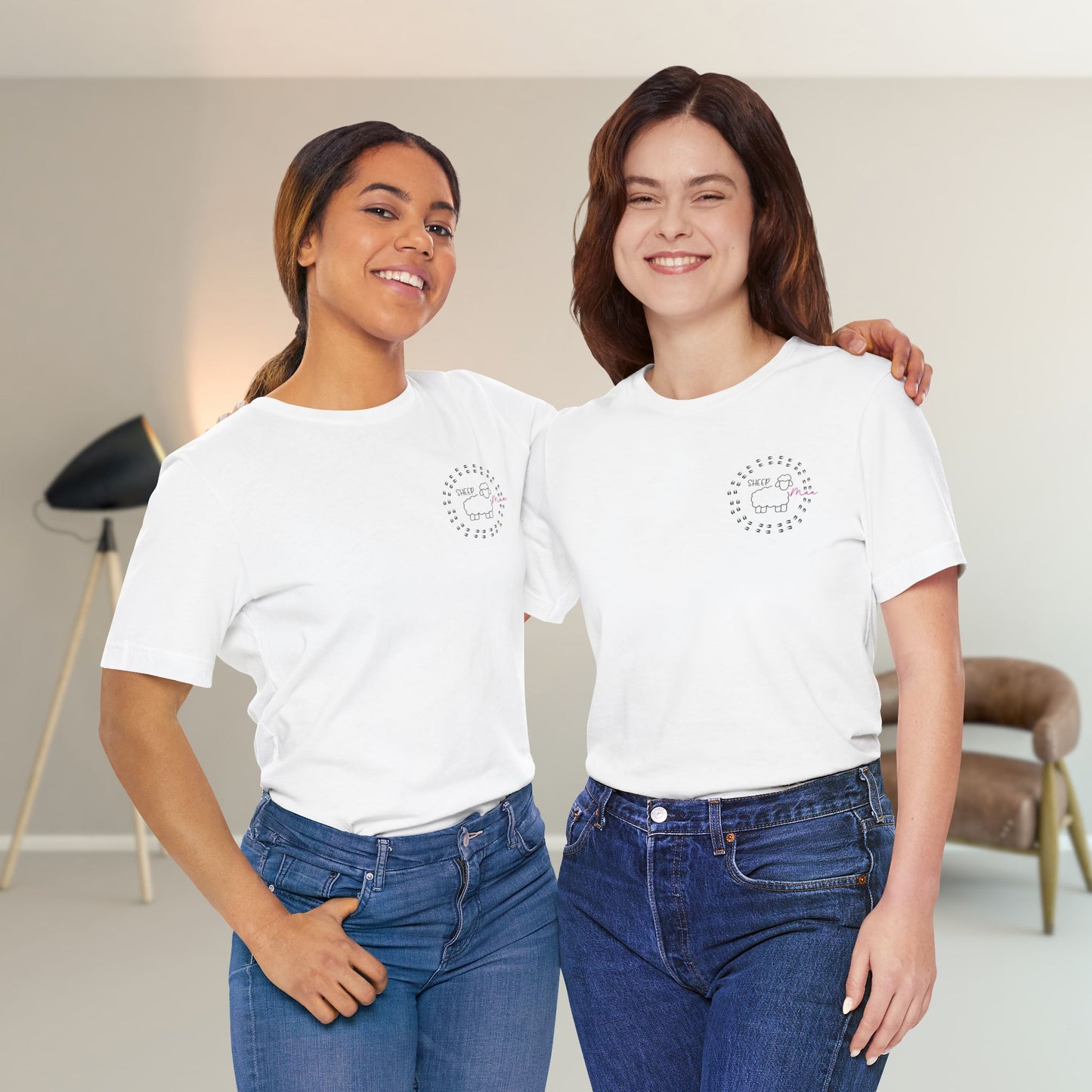 Sheep Maaa T-Shirt – Cute Farm Tee for Women, Shepherdess & Sheep Lovers