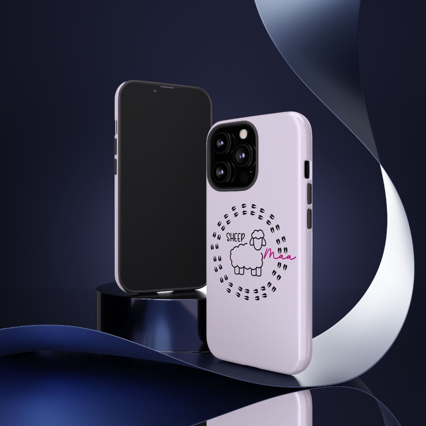 Sheep Maaa Tough Phone Case – Farm Life Protective Case for Female Farmers & Sheep Lovers