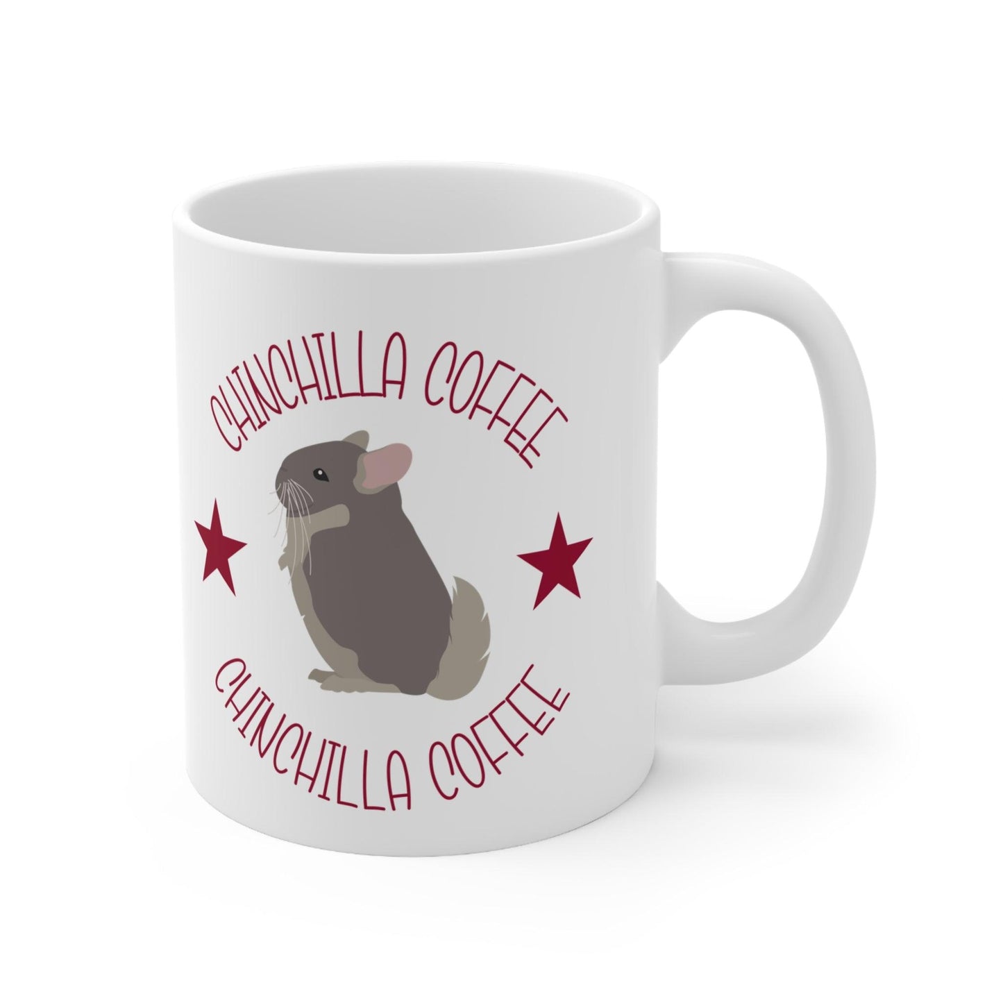 Chinchilla Coffee 'star' Mug - 11oz, 15oz - Chinchilla Mug, Chinchilla Gift