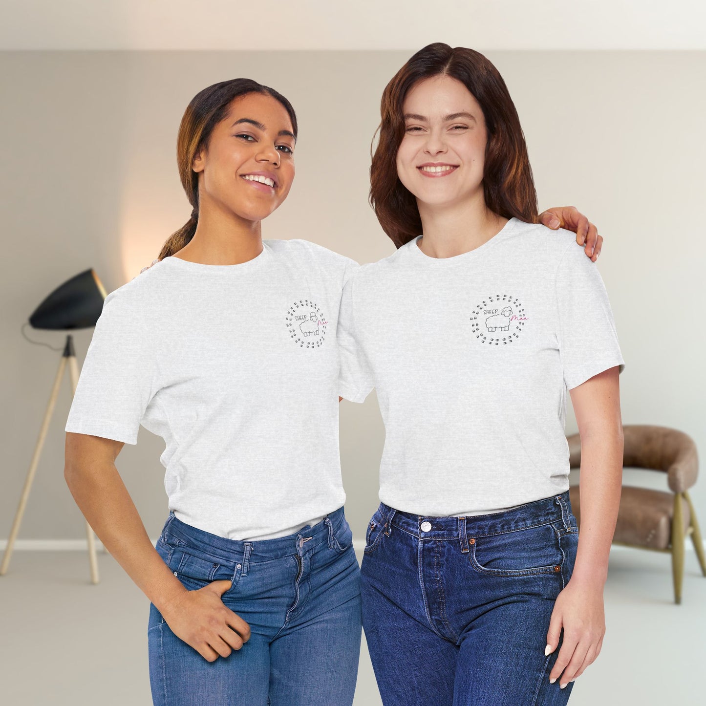 Sheep Maaa T-Shirt – Cute Farm Tee for Women, Shepherdess & Sheep Lovers
