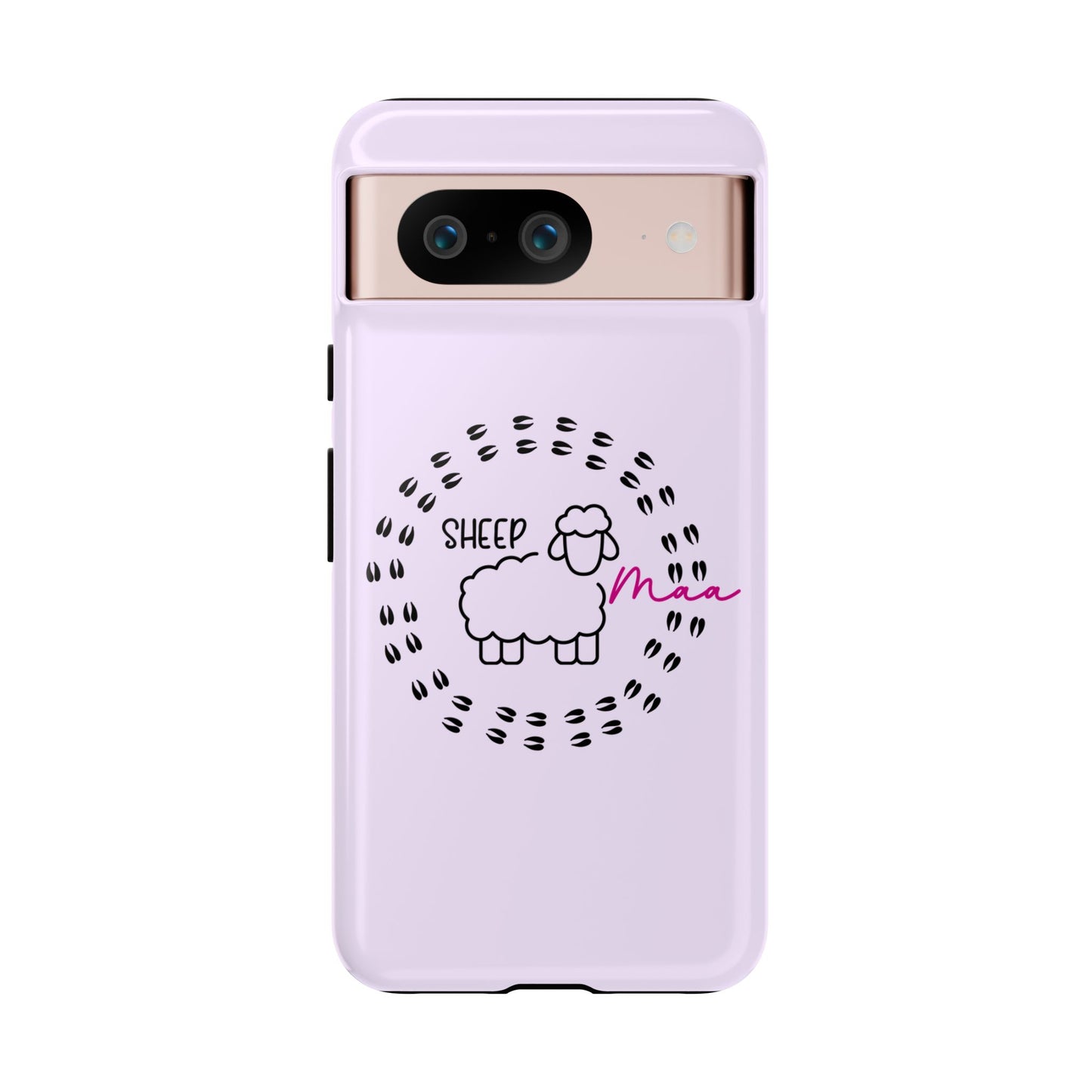 Sheep Maaa Tough Phone Case – Farm Life Protective Case for Female Farmers & Sheep Lovers