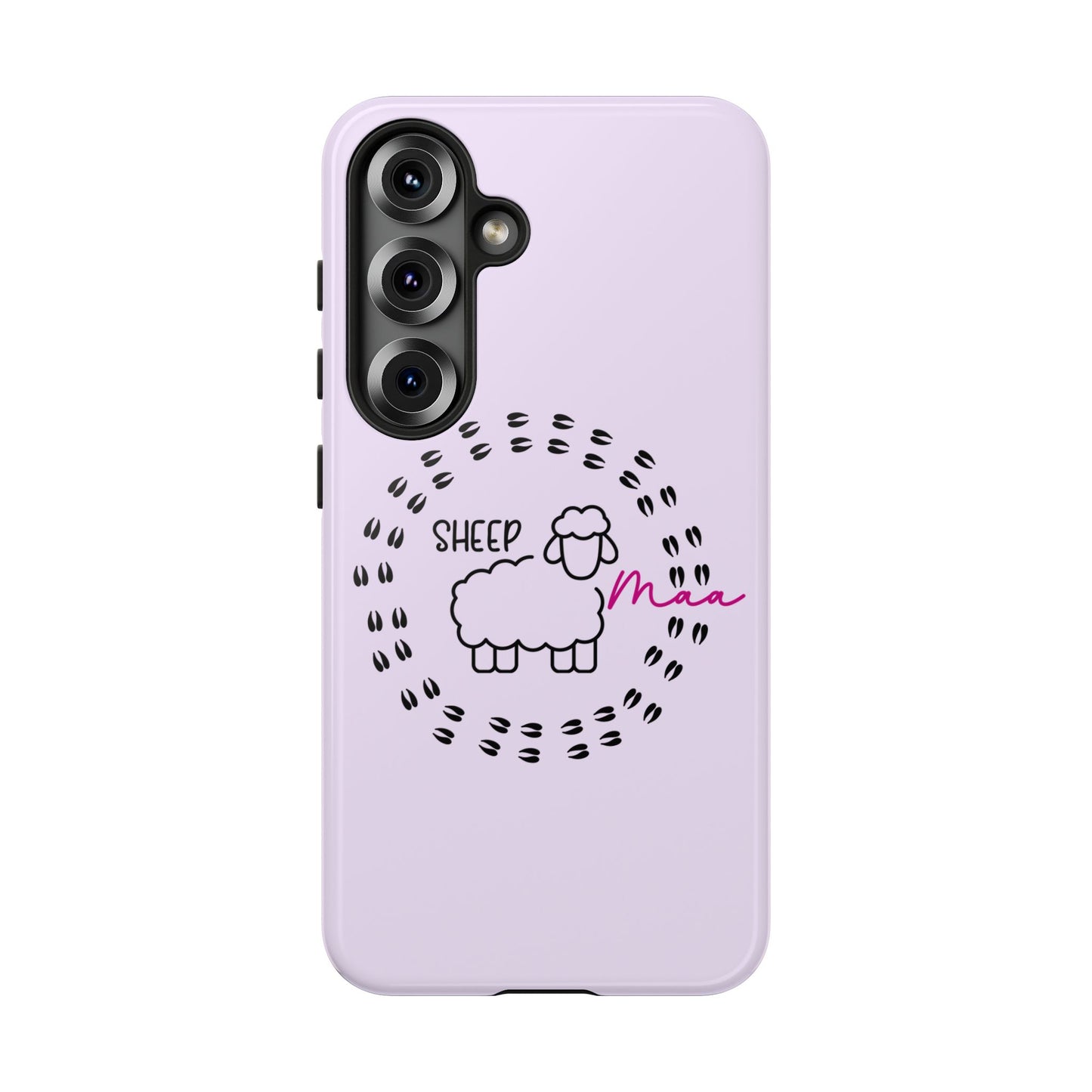 Sheep Maaa Tough Phone Case – Farm Life Protective Case for Female Farmers & Sheep Lovers