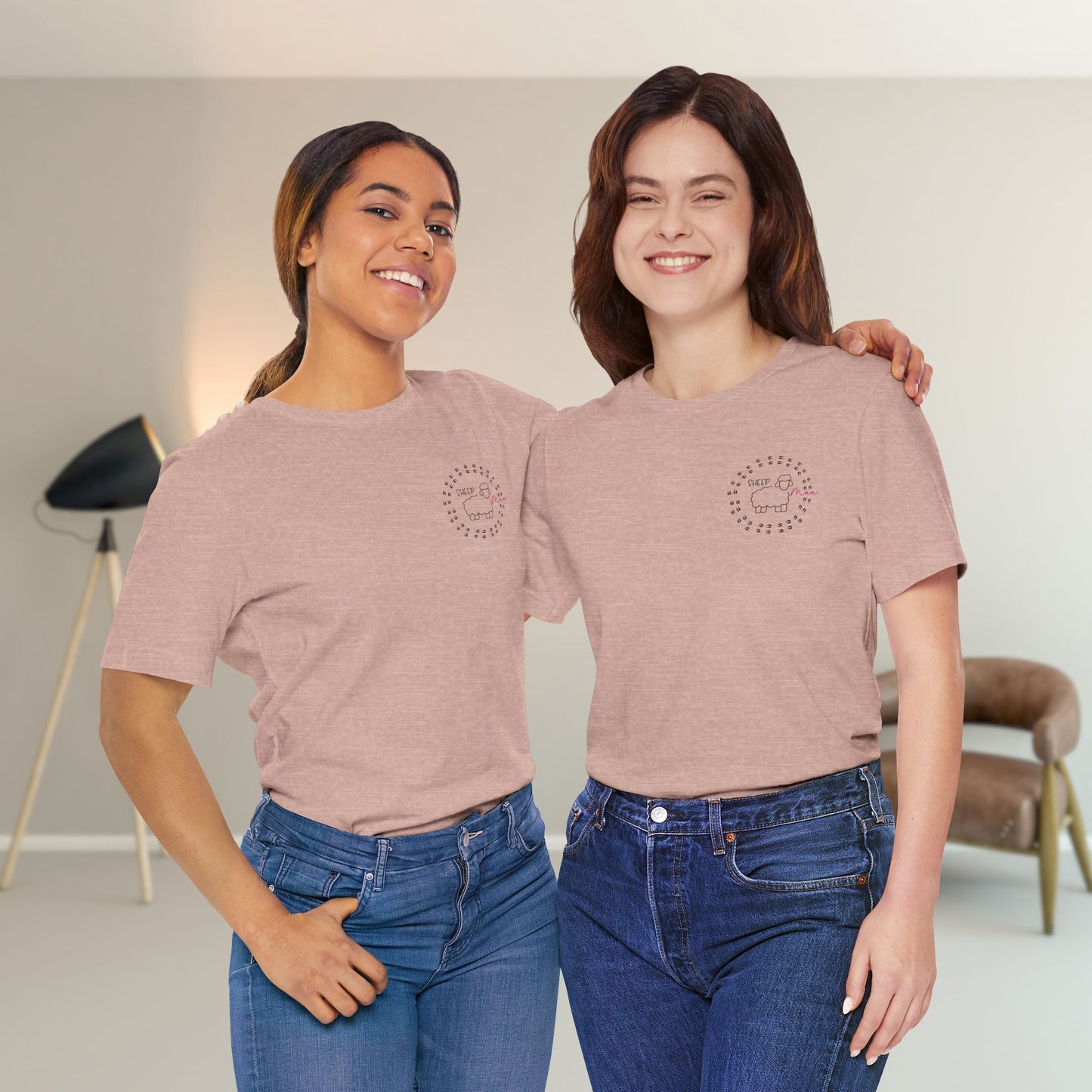 Sheep Maaa T-Shirt – Cute Farm Tee for Women, Shepherdess & Sheep Lovers